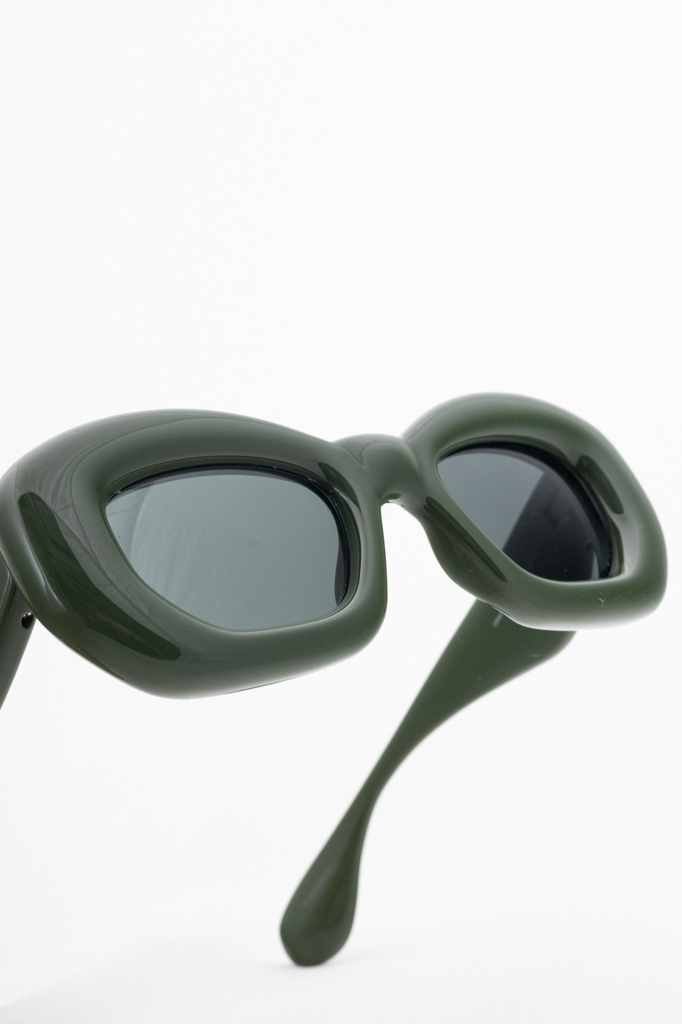 Loewe Loewe Green Cat Eye Inflated Sunglasses Size ONE SIZE - 5 Thumbnail