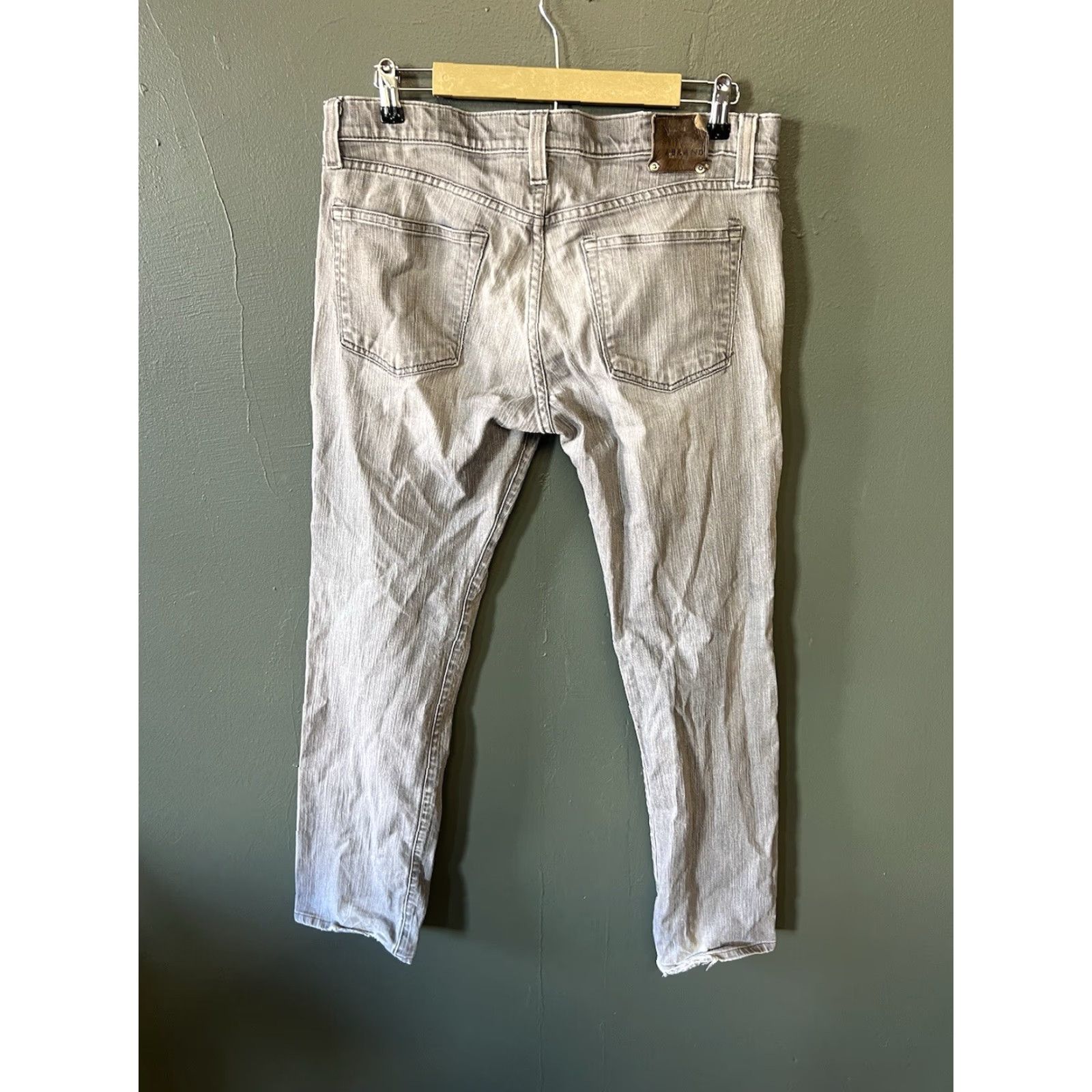 J Brand J. Brand Men's Kane Slim Straight Casual Cosy Fit Ricochet Gray Jeans Sz 34 x 31 Size US 34 / EU 50 - 2 Thumbnail
