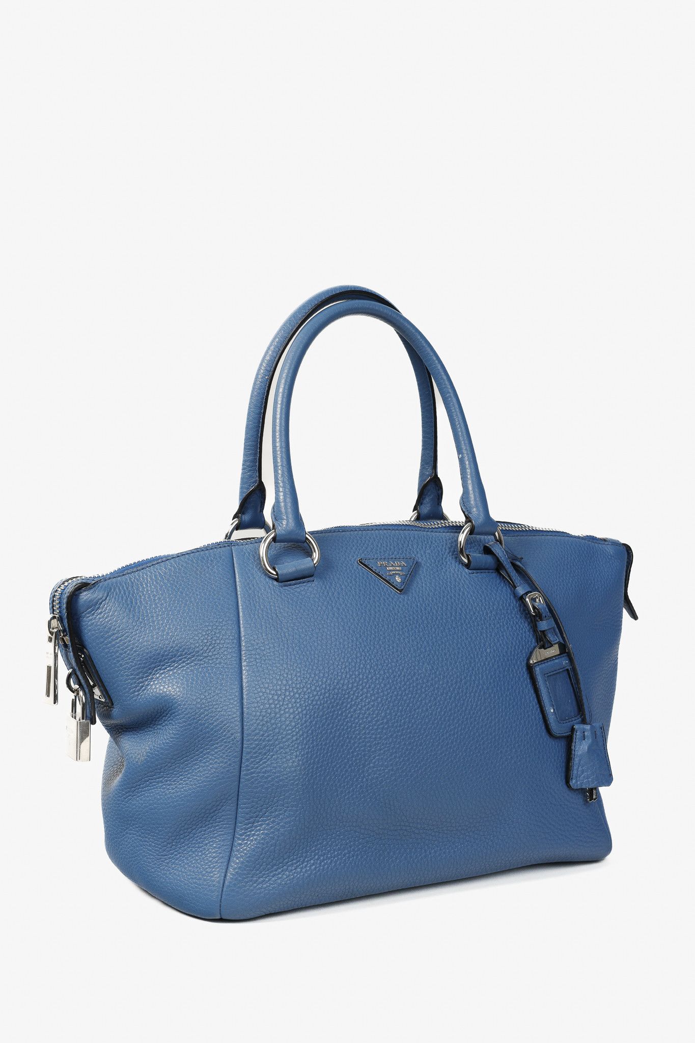 Prada Prada Vitello Daino Double Handle Satchel Bag Size ONE SIZE - 2 Thumbnail