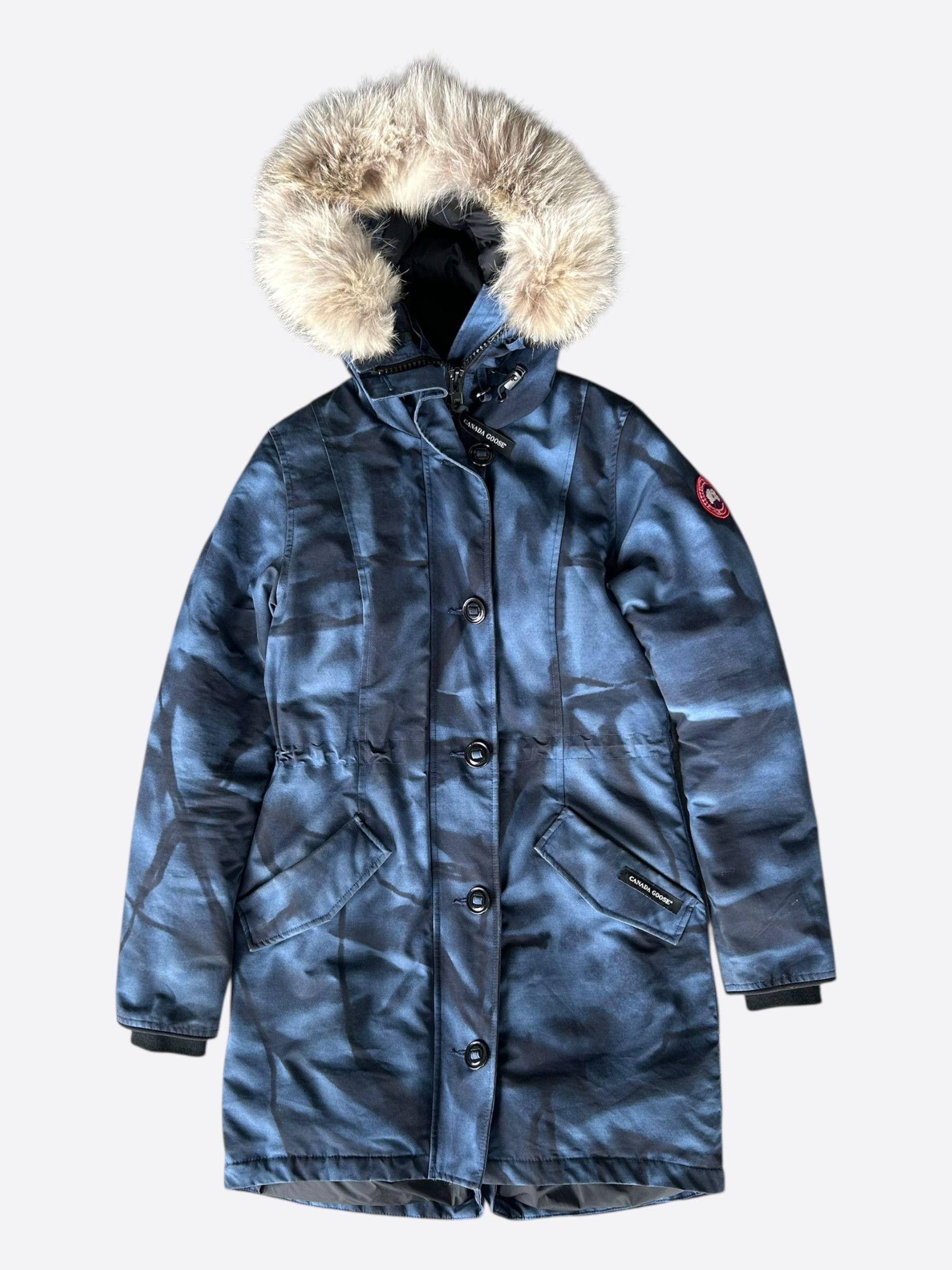 Canada Goose Canada Goose Abstract Blue Rossclair Women's Jacket Size S / US 4 / IT 40 - 1 Thumbnail