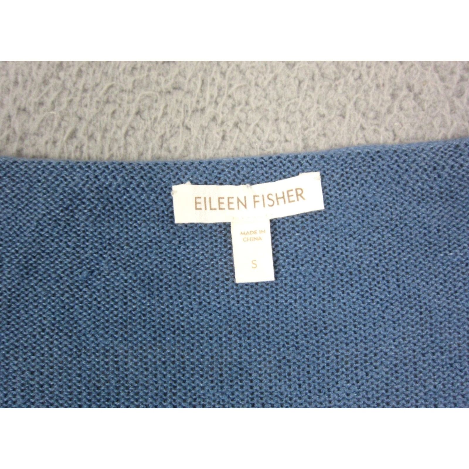 Eileen Fisher Eileen Fisher Sweater Shirt Womens S Blue 100% Linen Scoop Neck Pullover Regular Fit Long Sleeve Knit Casual City Classic Mens, Womens Size S / US 4 / IT 40 - 3 Thumbnail