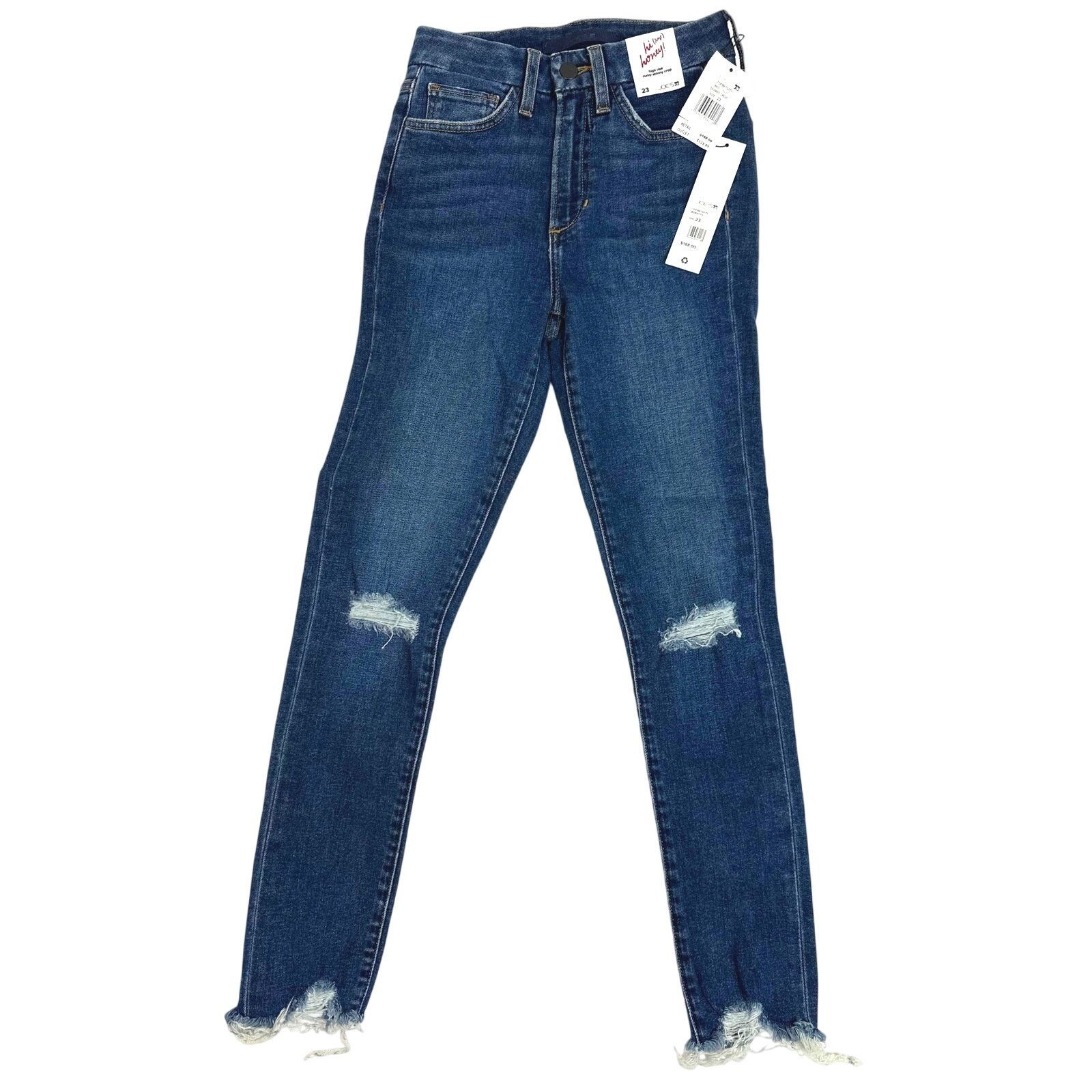 Joe's Joes Jeans The Honey Hi Rise Curvy Skinny Crop Boketto 23 Size 23" - 6 Thumbnail