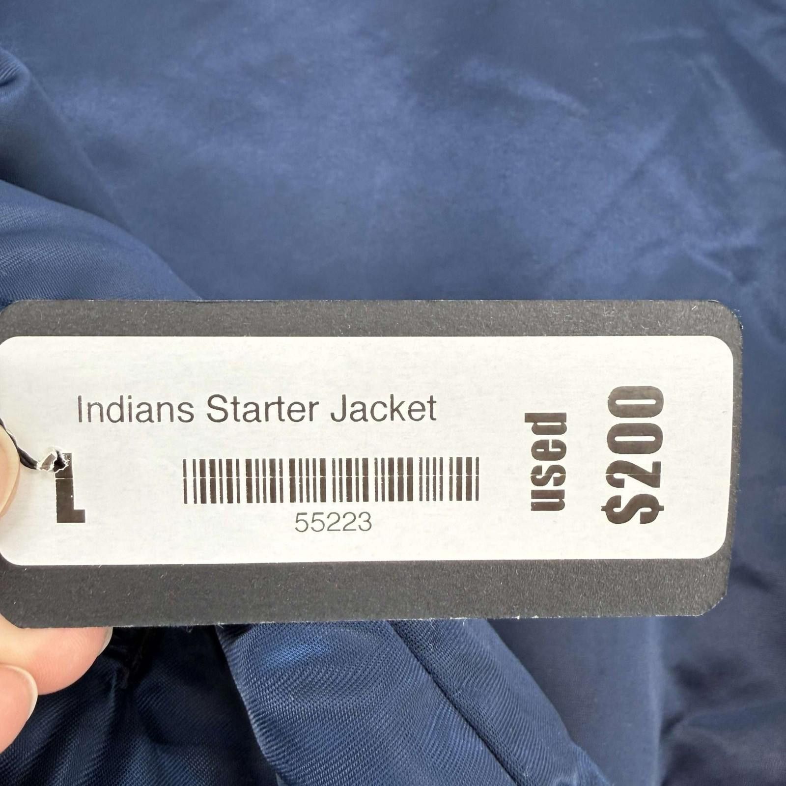 Starter Starter Indians Jacket Large Used Size US L / EU 52-54 / 3 - 8 Thumbnail