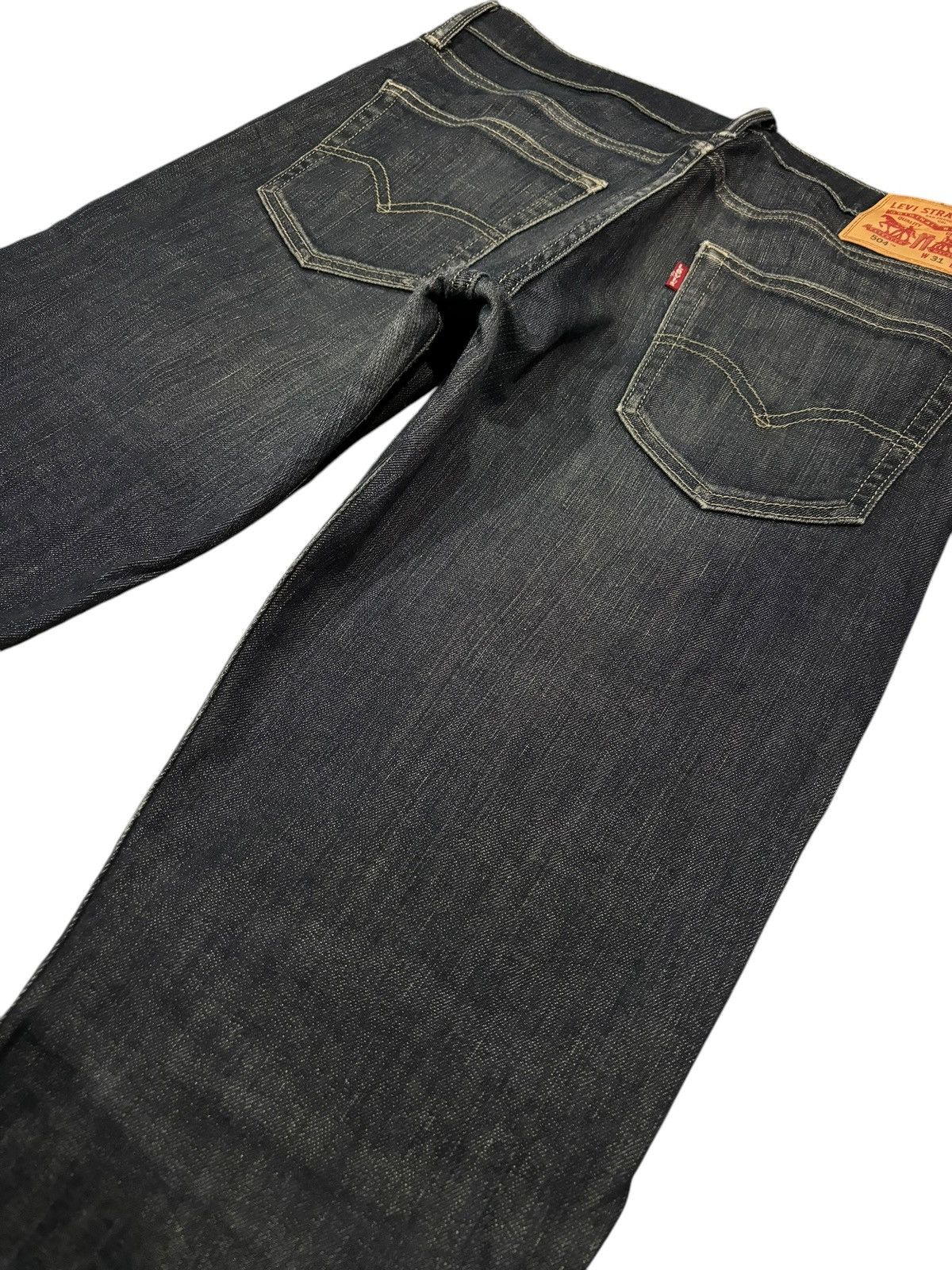 Levi's × Vintage Y2k Vintage Levi’s Lot 504 Faded Straight Cut Jeans Size US 31 - 7 Thumbnail