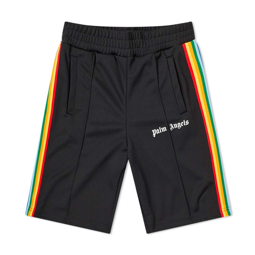 Palm Angels Rainbow Track Shorts Black Size US 36 / EU 52 - 1 Preview