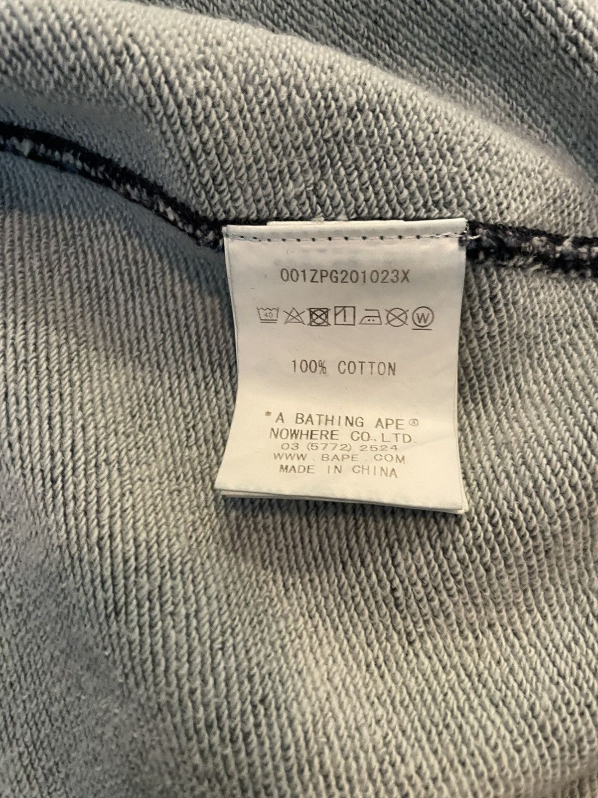 Bape BAPE (A Bathing Ape) Indigo Tiger Shark Full Zip Hoodie Size US L / EU 52-54 / 3 - 4 Thumbnail