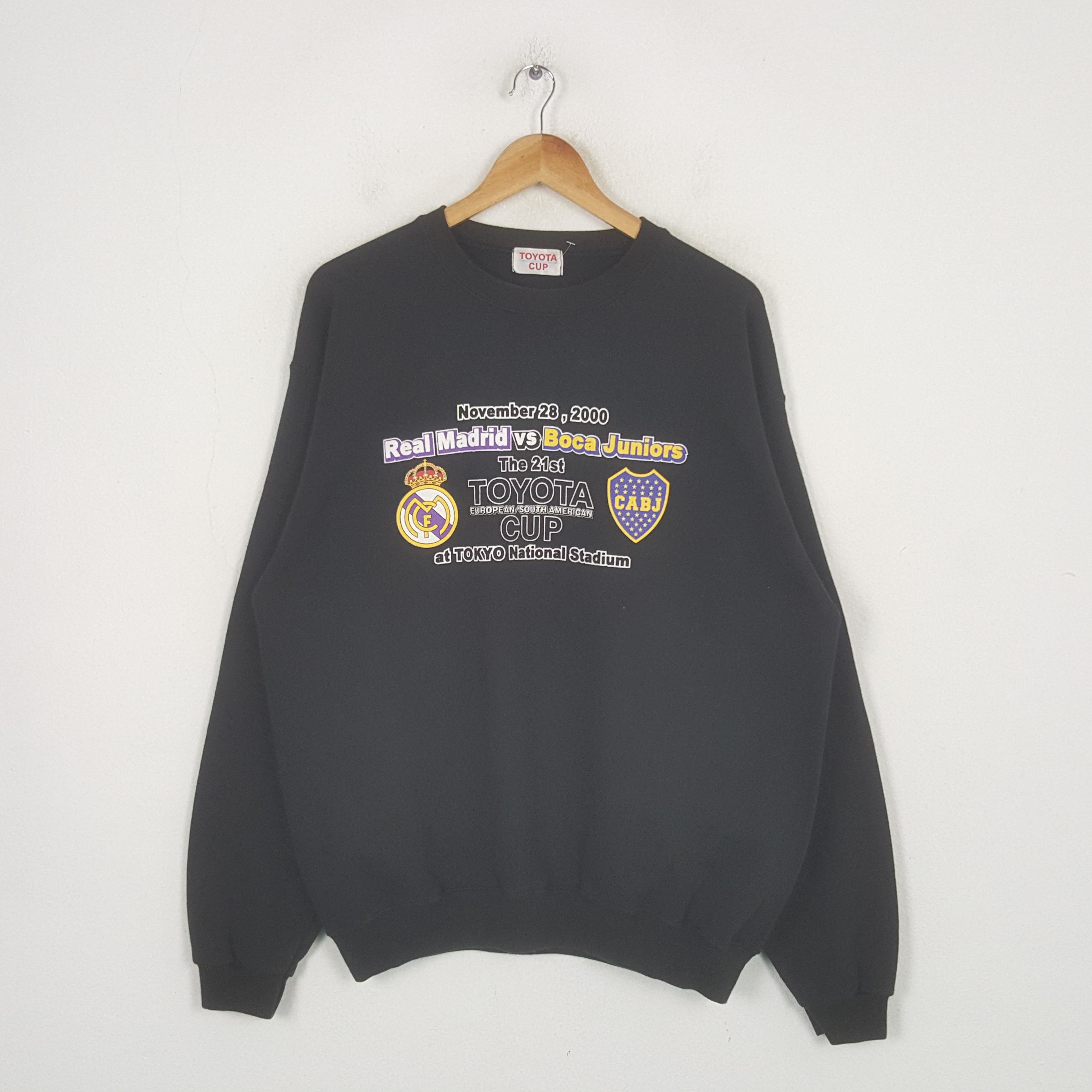 Japanese Brand Vintage The 21st Toyota Cup Racing Sweatshirt C302N6 Size US L / EU 52-54 / 3 - 1 Thumbnail
