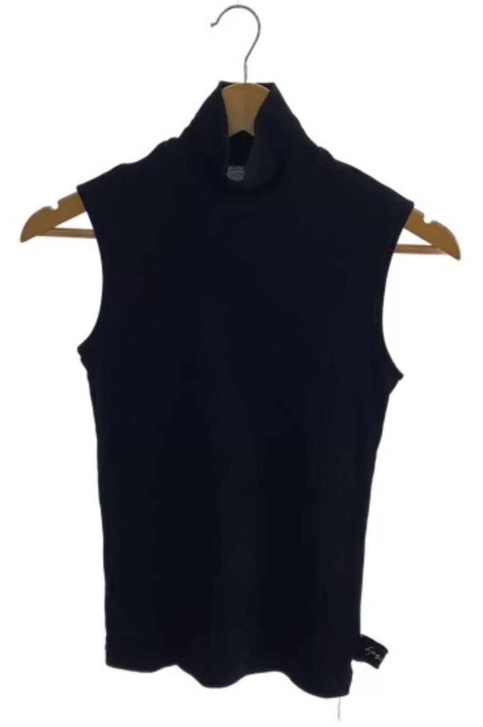 Yohji Yamamoto Yohji Yamamoto Black Sleeveless Knit Top Size L / US 10 / IT 46 - 1 Thumbnail