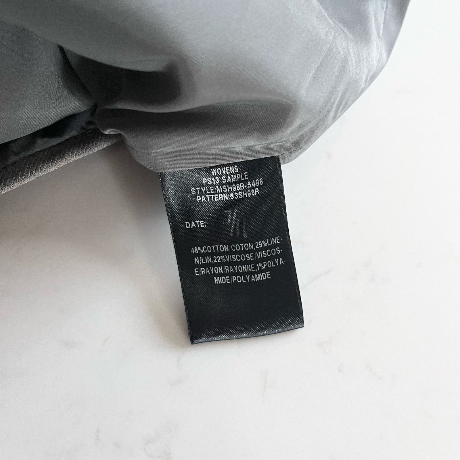 Lafayette 148 Lafayette 148 NY Mist Gray Linen Blend Pencil Skirt Size 26" / US 2 / IT 38 - 10 Thumbnail