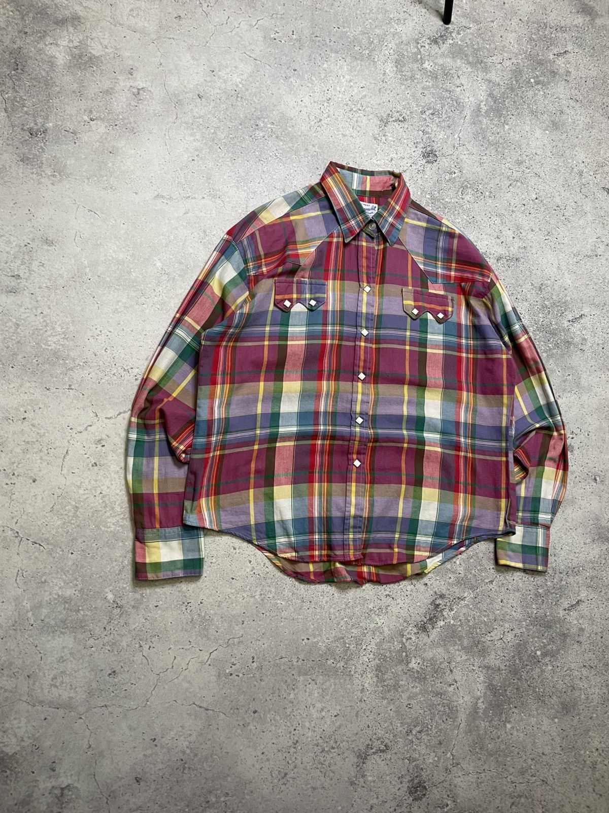 Rockmount Ranch Wear × Vintage ROCKMOUNT Ranch Wear Western Shirt Diamond Pearl Made In USA Size US M / EU 48-50 / 2 - 2 Thumbnail
