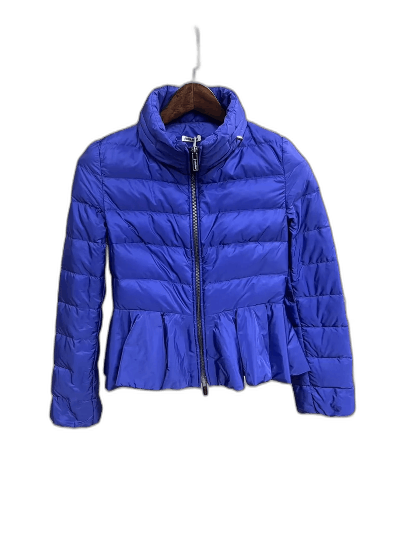 Miu Miu miumiu blue short down jacket Size US M / EU 48-50 / 2 - 1 Thumbnail
