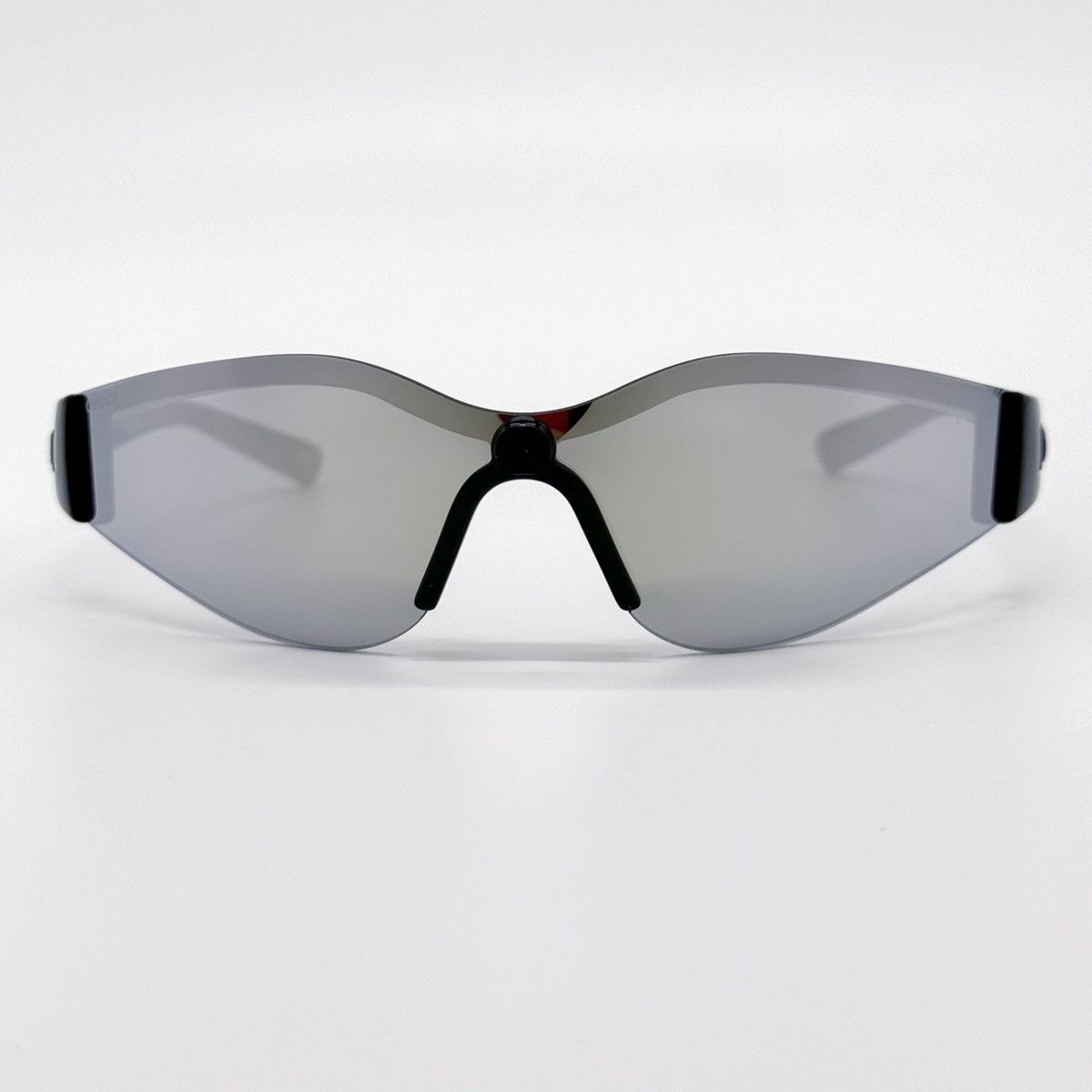 Gucci NEW GUCCI GG1651S 004 MASK BLACK SILVER WOMEN SUNGLASSES Size ONE SIZE - 3 Thumbnail