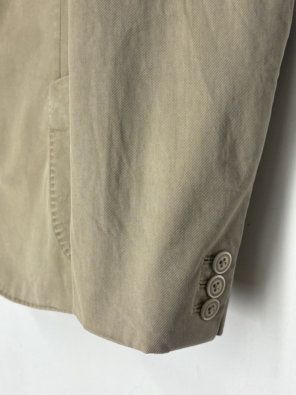 Boglioli Boglioli Washed Beige Blazer Jacket Size 46S - 6 Thumbnail
