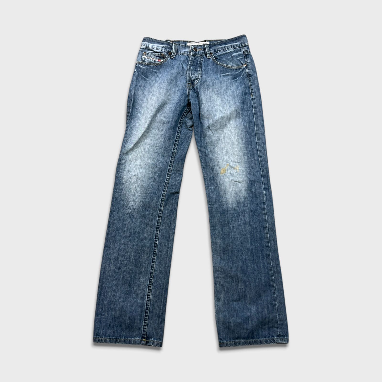 Diesel × Vintage Diesel Jeans 32x33 Industry Regular Straight Leg Denim Pants Size US 32 / EU 48 - 1 Thumbnail