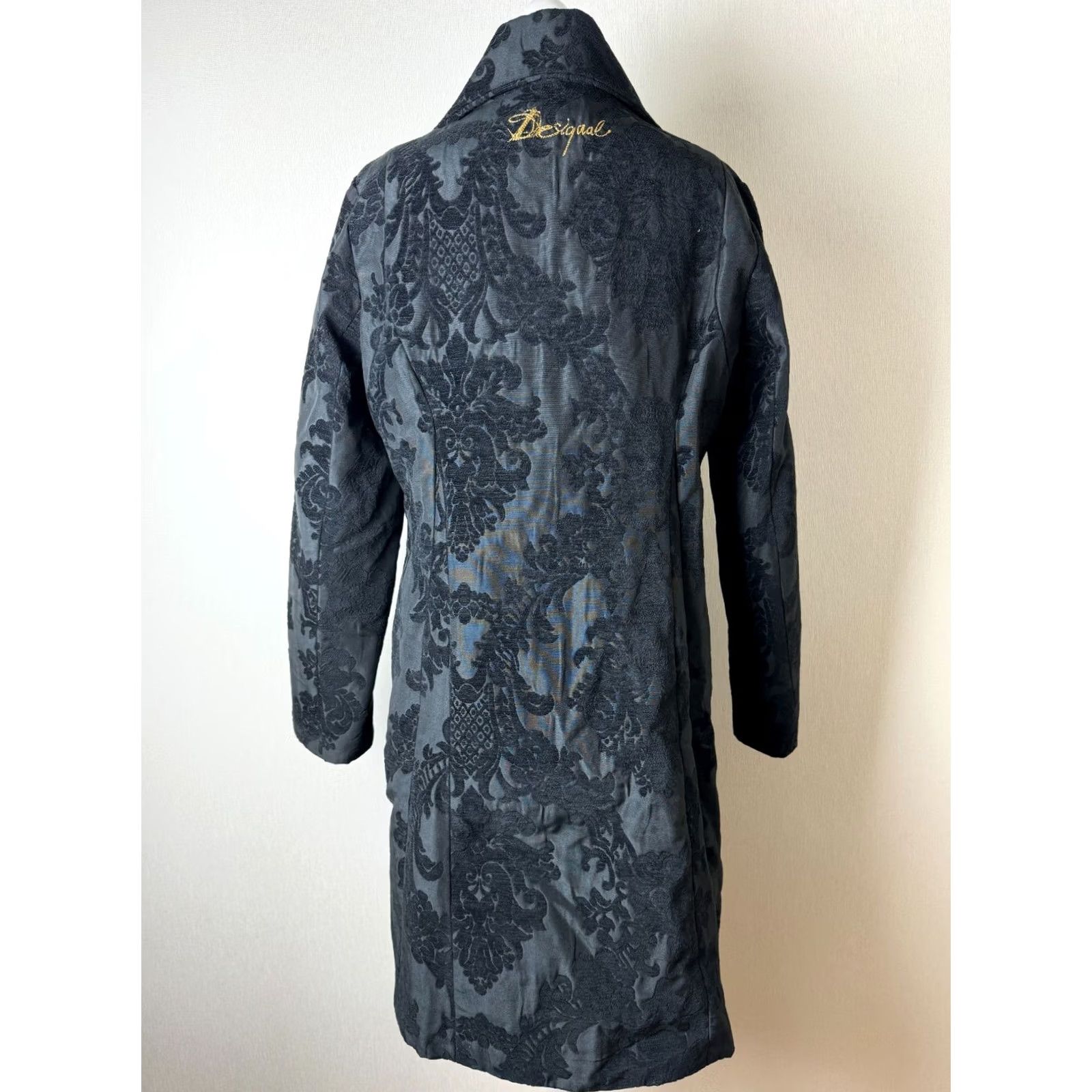Desigual Desigual Coat Womens Size 46 Multicoloured Cotton Blend Overcoat Jacket 46 Womens Size L / US 10 / IT 46 - 5 Thumbnail