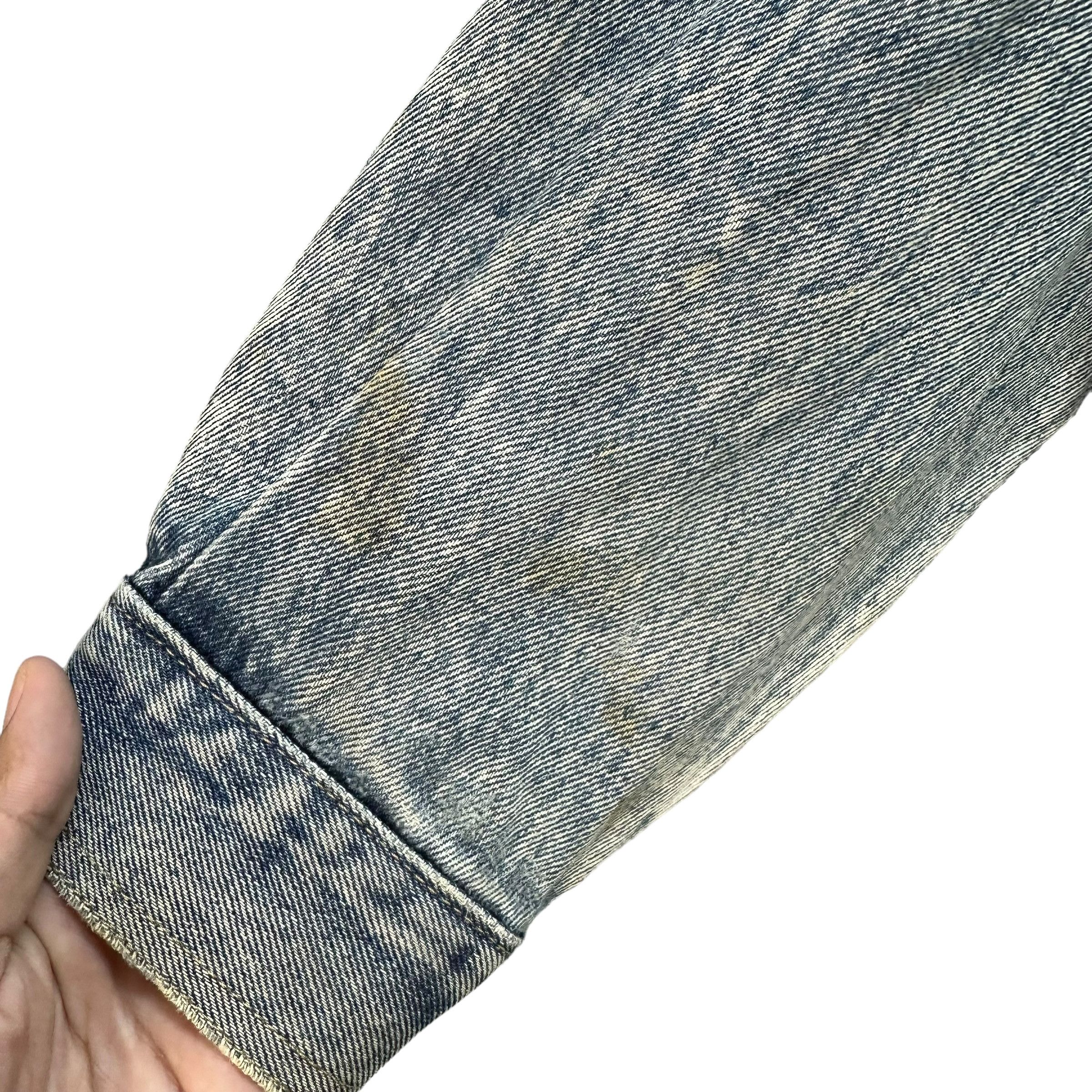Vintage Vintage Distressed Stone Wash Denim Jacket #A37-0848 Size US L / EU 52-54 / 3 - 6 Thumbnail