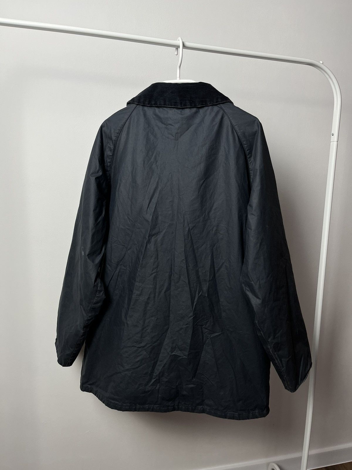 Vintage × Wax London Vintage British Classic Wax Cotton Navy Jacket Size US M / EU 48-50 / 2 - 9 Thumbnail