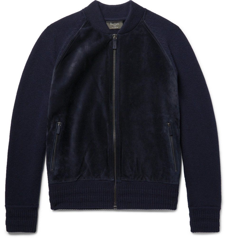 Berluti Fits L, Rare Haider (new designer of TOM FORD) Suede Knit Size US XL / EU 56 / 4 - 5 Thumbnail