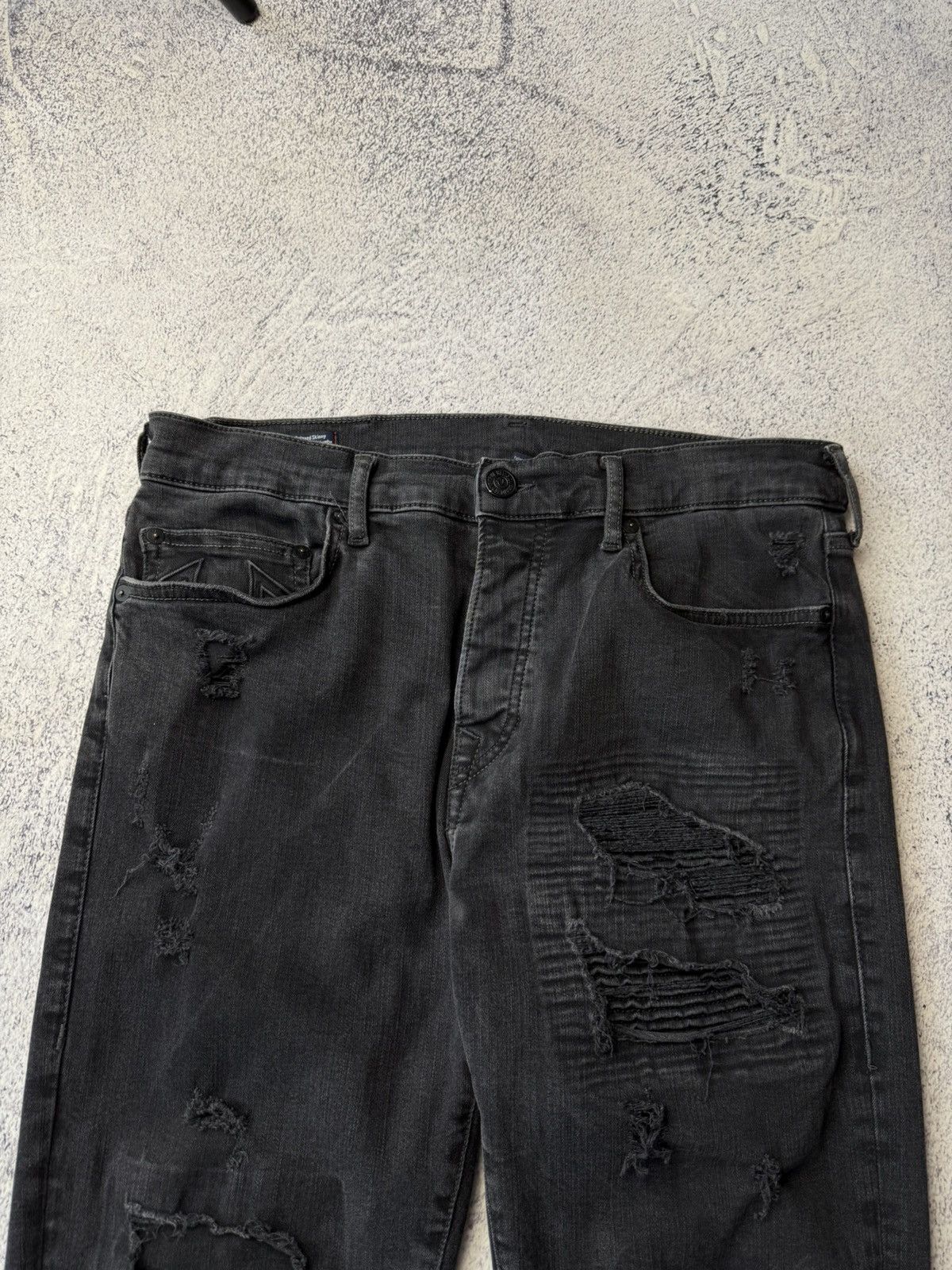 Japanese Brand Vintage True Religion Black Jeans Chief Keef Awant Garde Size US 36 / EU 52 - 17 Thumbnail