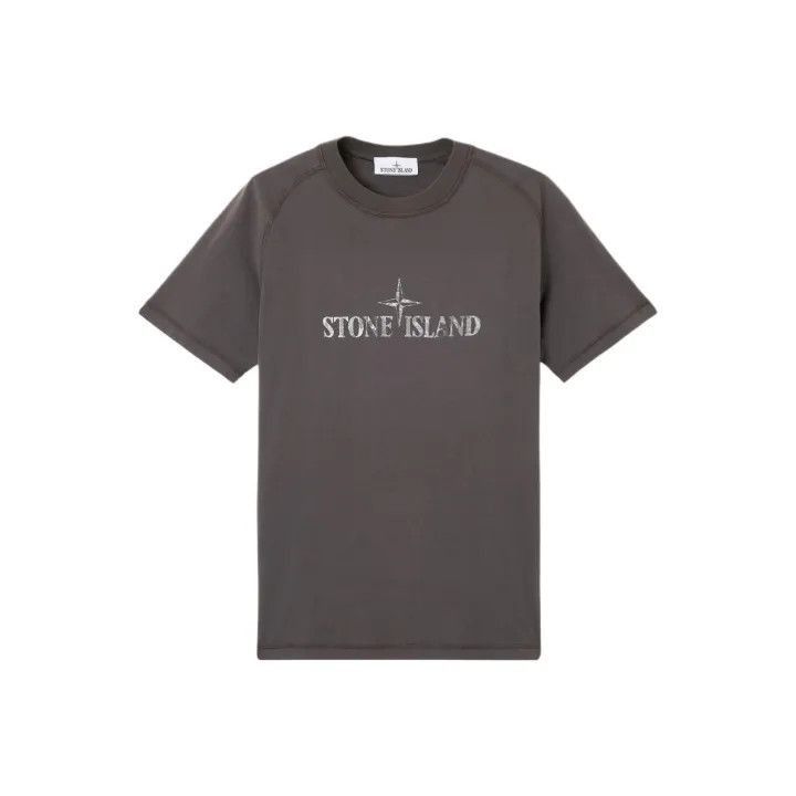 Stone Island Classic Logo Print Short Sleeve TShirt -2506