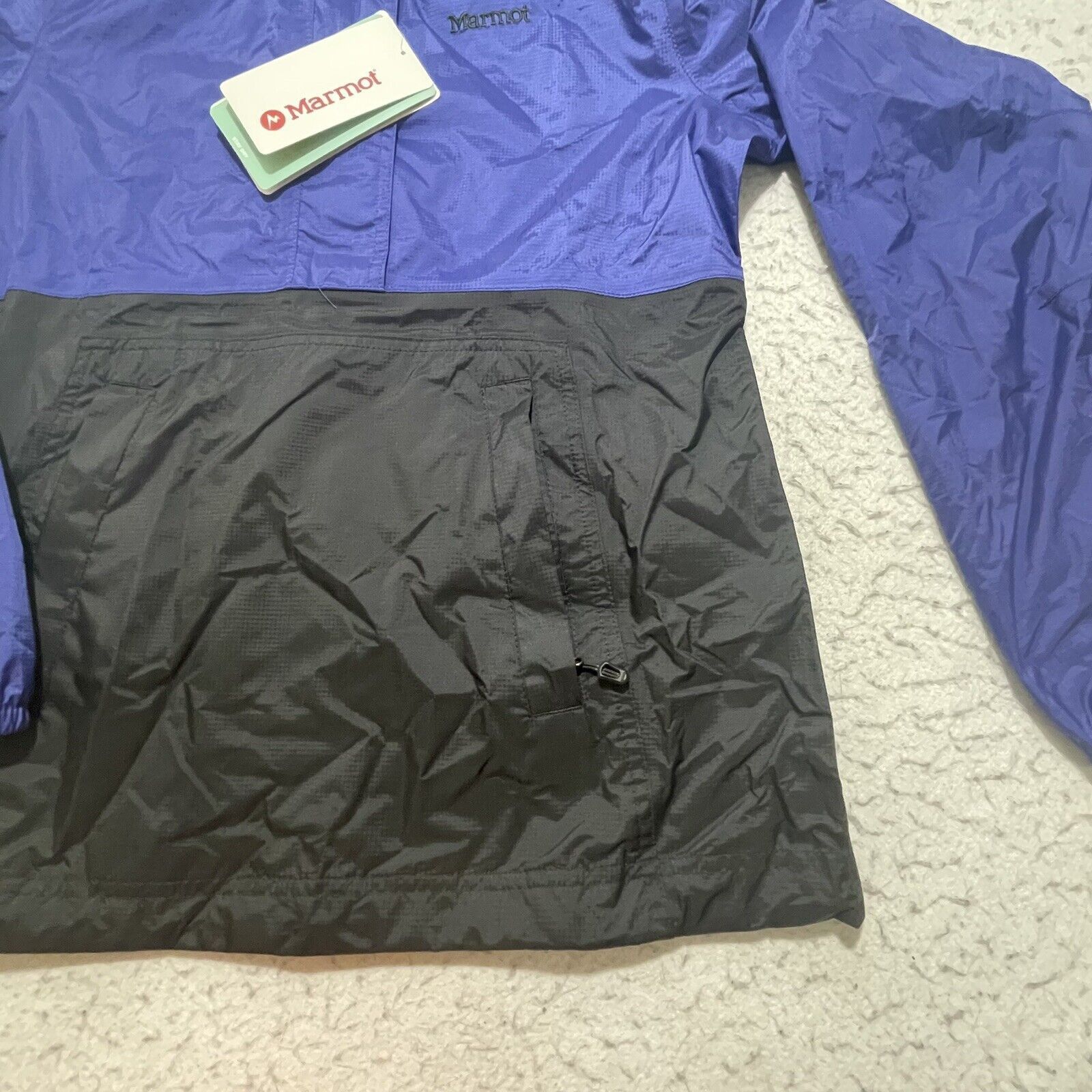 Marmot Marmot PreCip Eco Anorak 1/2 Zip Hooded Windbreaker Jacket Size XS / US 0-2 / IT 36-38 - 7 Thumbnail