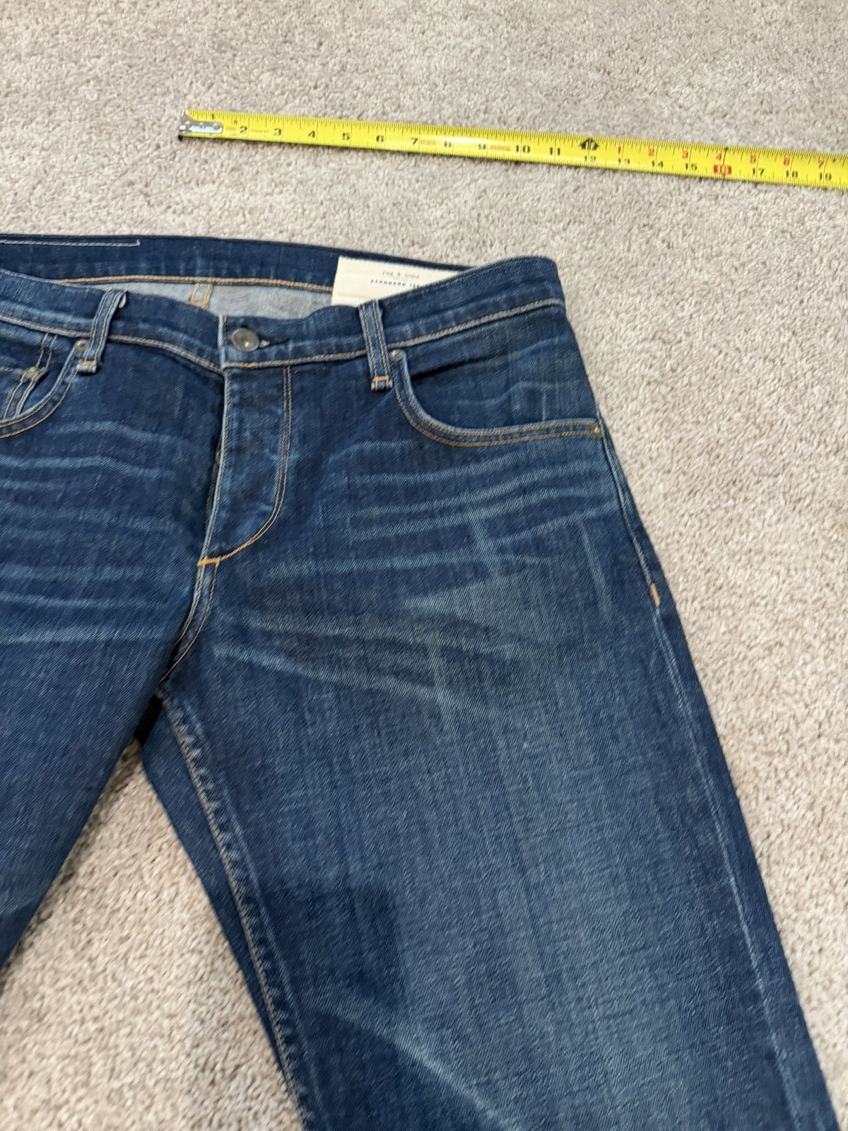 Rag & Bone Rag & Bone Standard Issue Selvedge Denim 33” Size US 33 - 2 Thumbnail