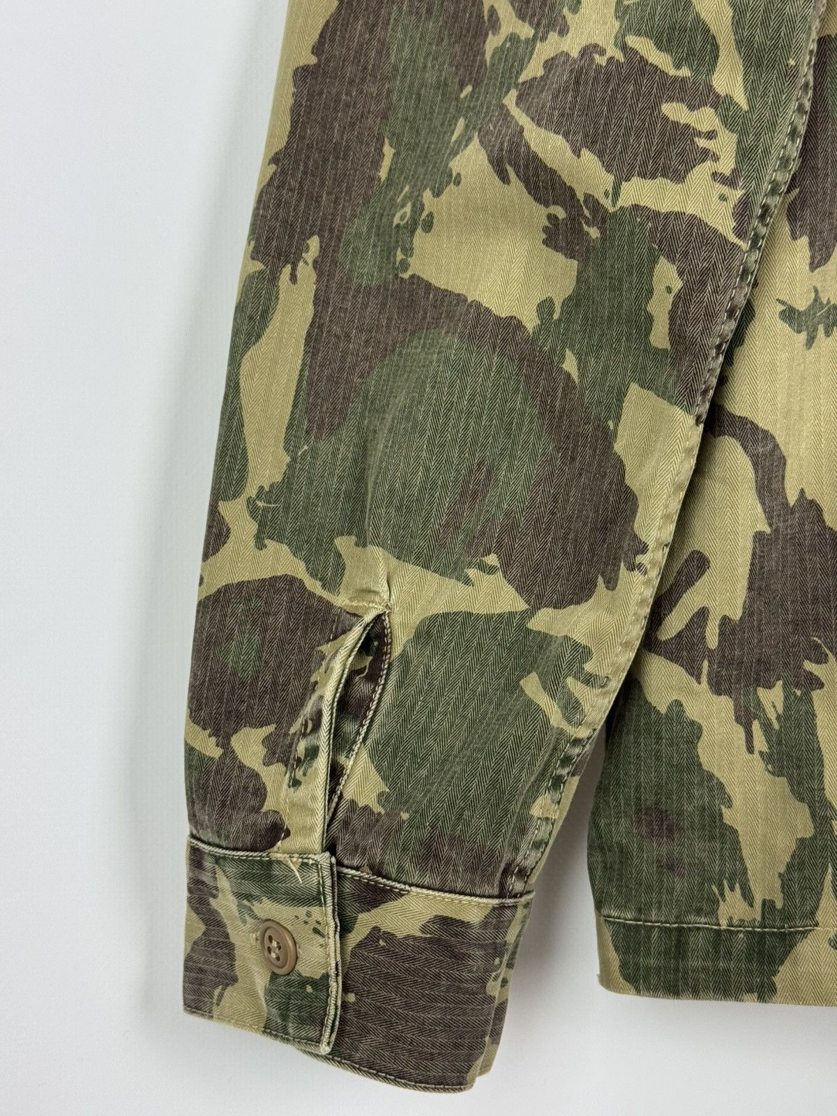 Momotaro Jeans Momotaro Jeans Herringbone Camouflage Pockets Light Jacket Size US L / EU 52-54 / 3 - 16 Thumbnail