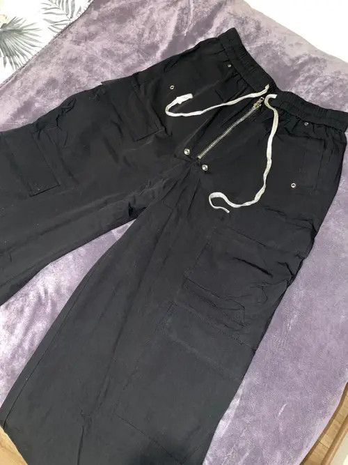 Ring Of Fire Wide Leg Drawstring Cargo Pants Baggy Size US 34 / EU 50 - 4 Thumbnail