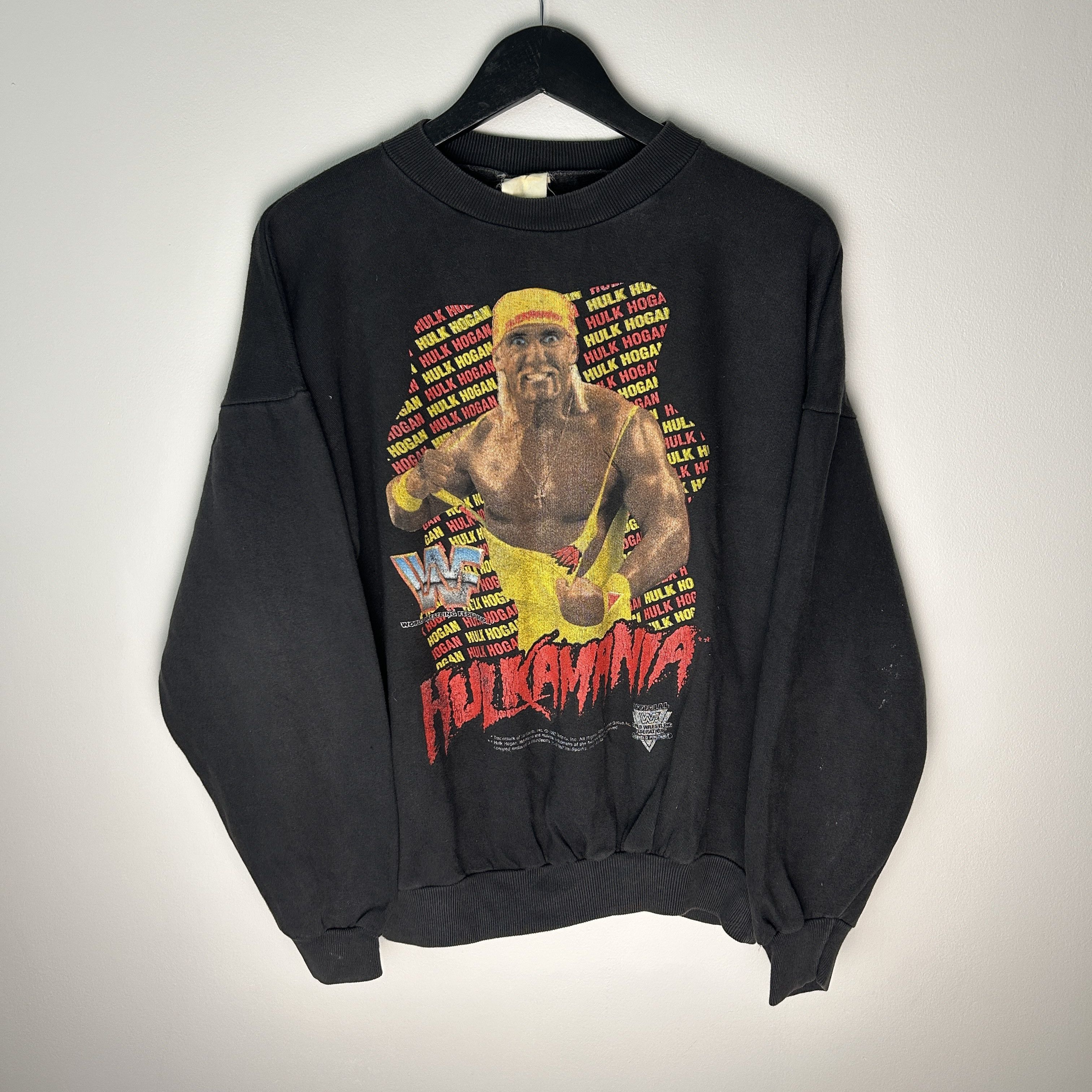 WWF Vintage Hulk Hogan Hulkamania 1992 WWF Sweatshirt Size US XL / EU 56 / 4 - 1 Thumbnail