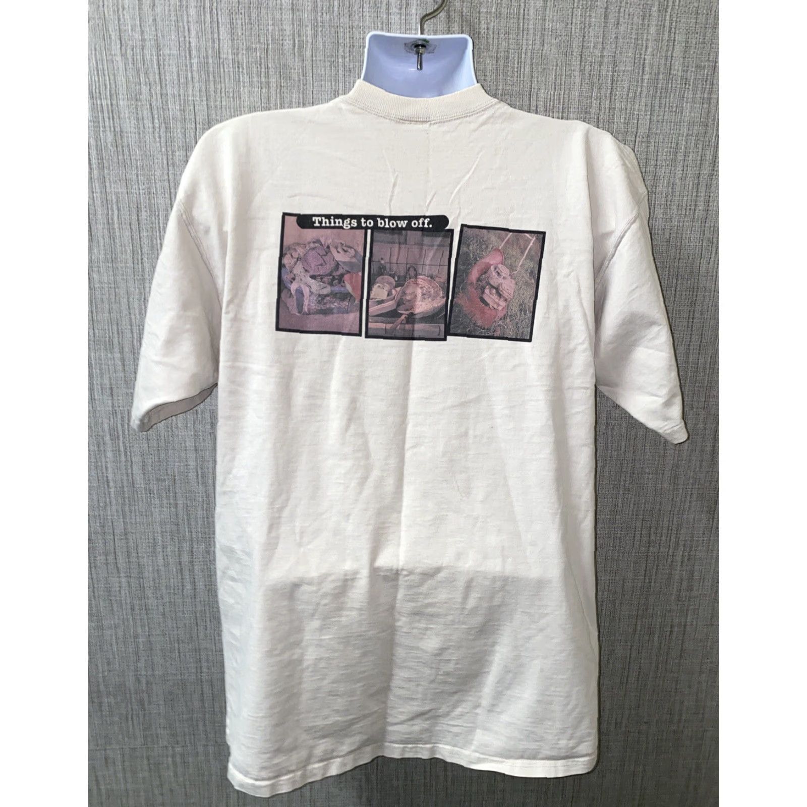 Fruit Of The Loom VINTAGE Fruit of the Loom Yakima Beige Graphic T-Shirt Mens XL Short Sleeve Cotton T-Shirt Beige Graphic 90s Event? (keep optional) Size US XL / EU 56 / 4 - 4 Thumbnail