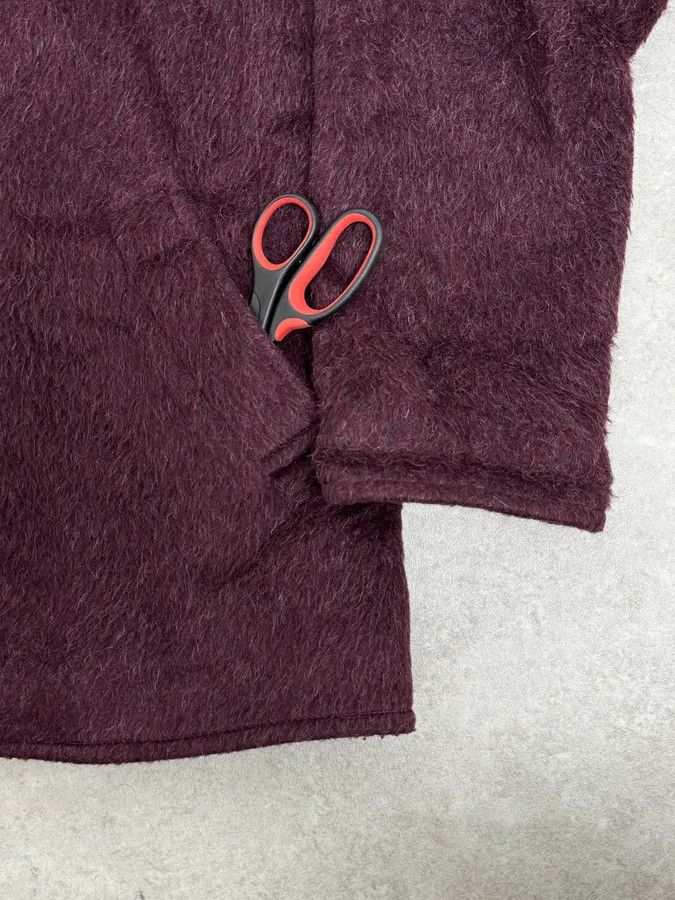 Emporio Armani AW2014 Emporio Armani Burgundy Eco Fur Hooded Jacket Size US M / EU 48-50 / 2 - 9 Thumbnail