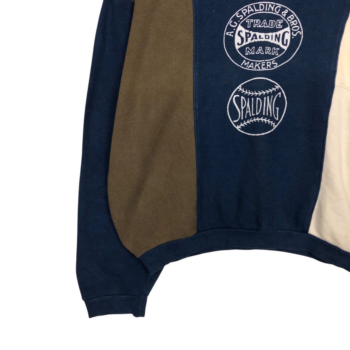 Other 📌Vintage Sweatshirt Spalding Big Logo Over Issey Miyake Size US M / EU 48-50 / 2 - 5 Thumbnail
