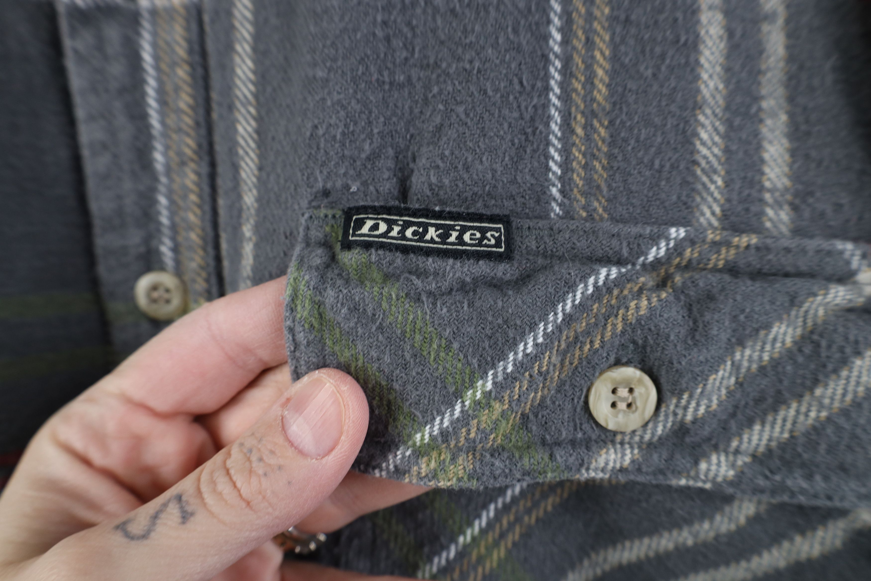 Dickies Vintage 90s Dickies Heavyweight Collared Button Shirt Size US M / EU 48-50 / 2 - 4 Thumbnail