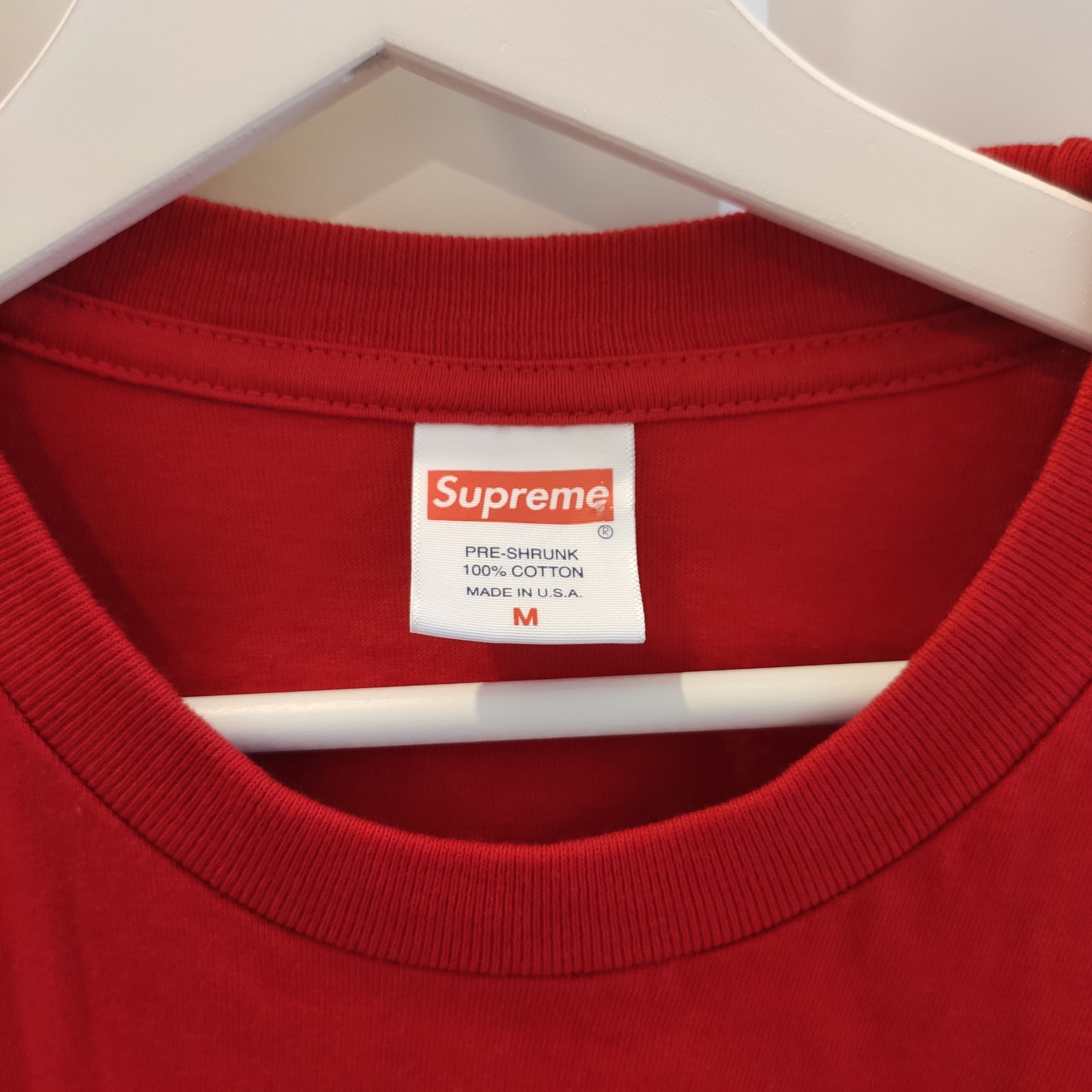 Supreme Supreme Long Sleeve Tee Red, Size M Size US M / EU 48-50 / 2 - 2 Thumbnail