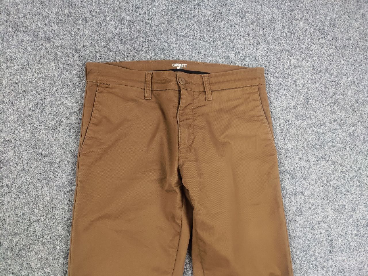 Carhartt Vintage Carhartt Wip Sid Pants Brown Logo Chino Trouser Size US 31 - 4 Thumbnail