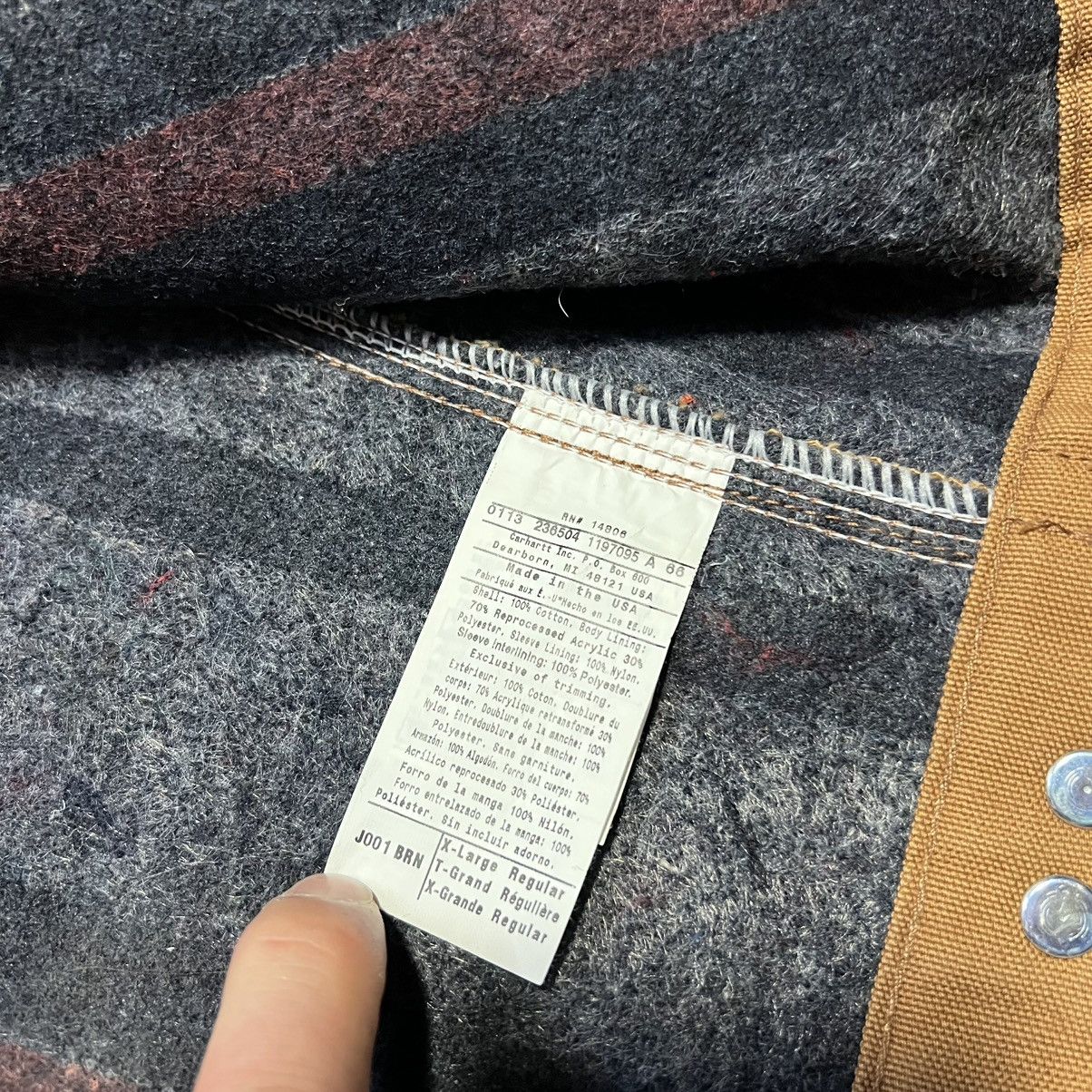 Carhartt Vintage Carhartt Detroit Jacket J001 BRN Interstellar USA Size US XL / EU 56 / 4 - 12 Thumbnail