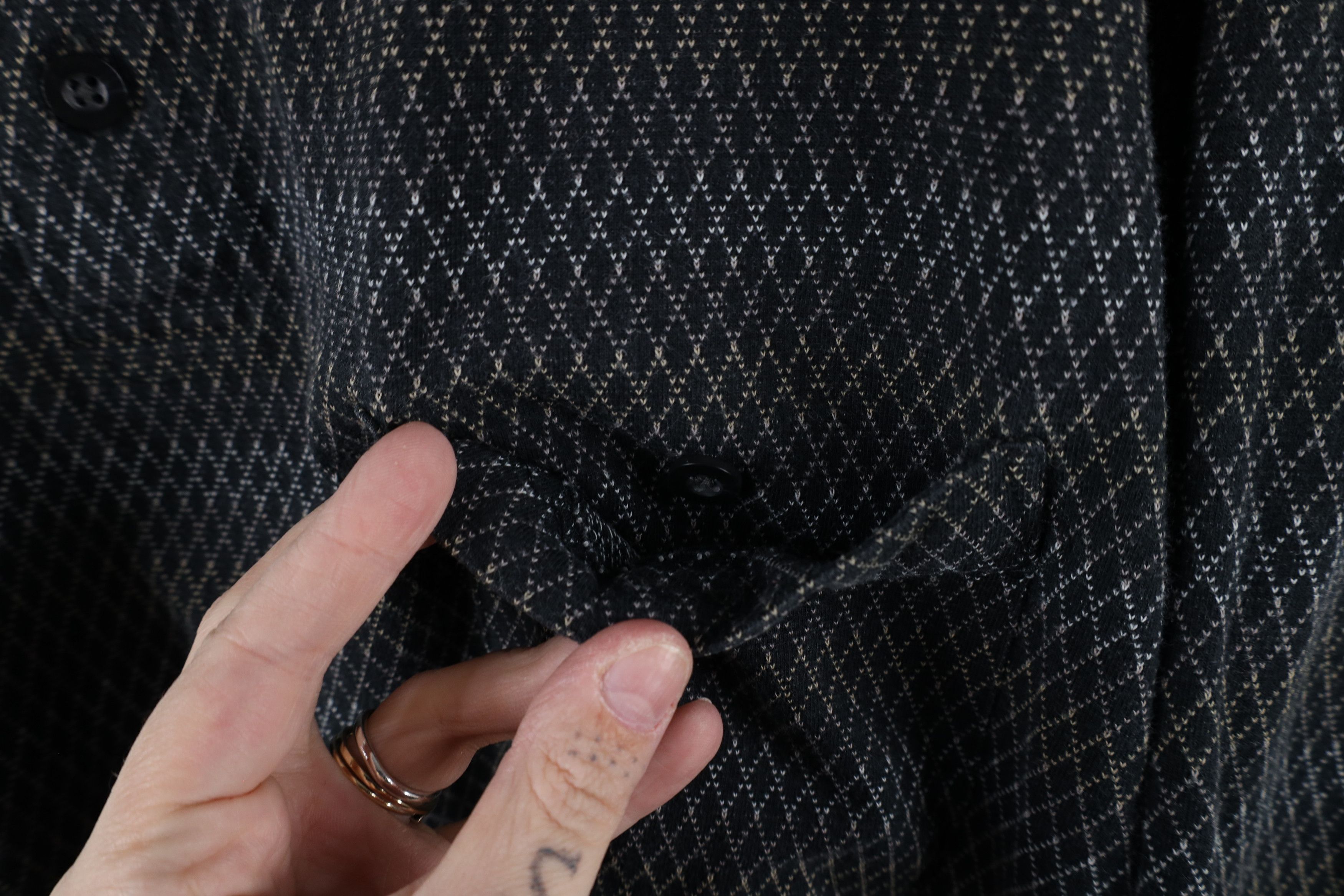 Vintage Vintage 90s Streetwear Collared Pullover Long Sleeve Polo Size US XXL / EU 58 / 5 - 4 Thumbnail