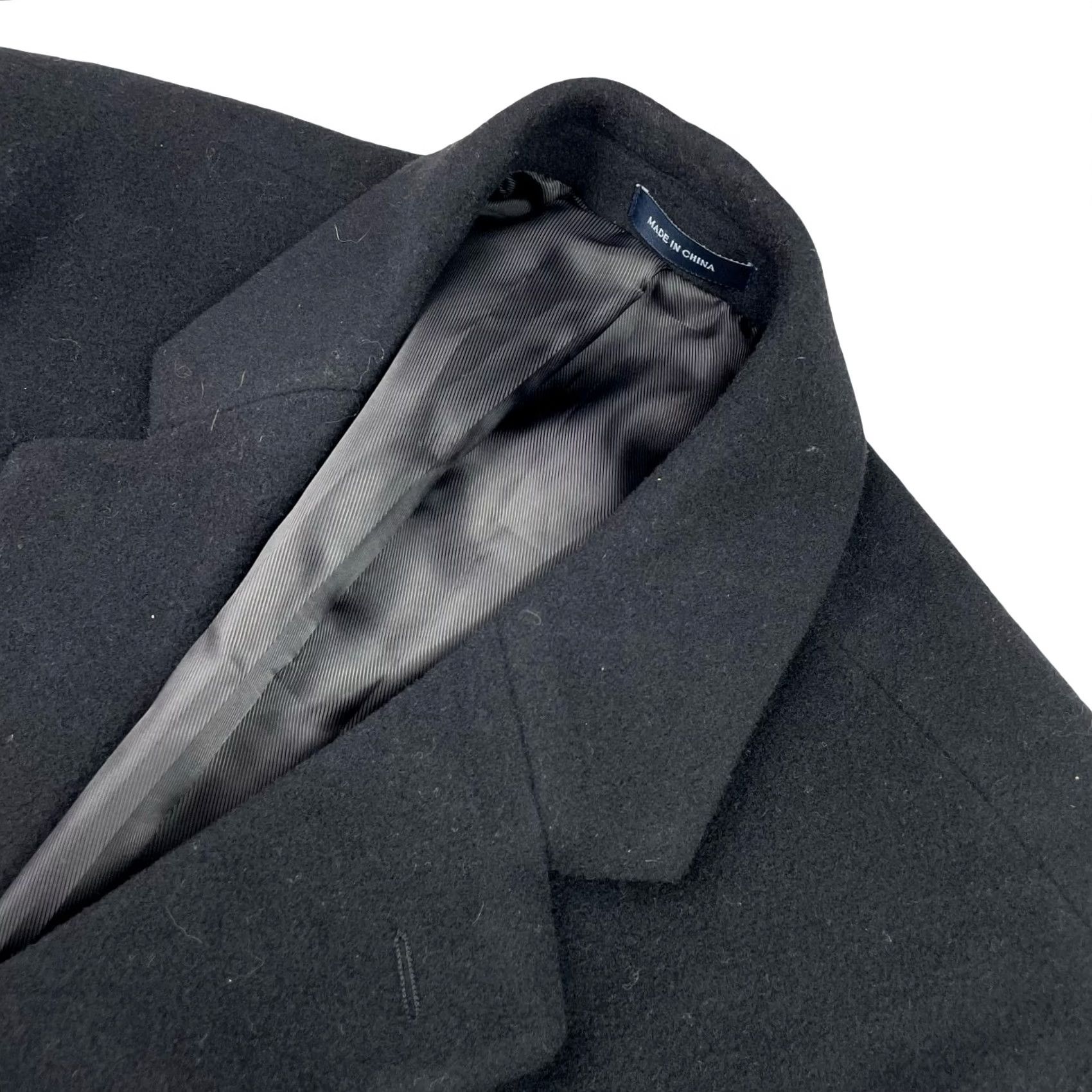 Chaps Chaps Ralph Lauren Men’s Wool Blend Trench Coat Black 38R Size US XXS / EU 40 - 2 Thumbnail