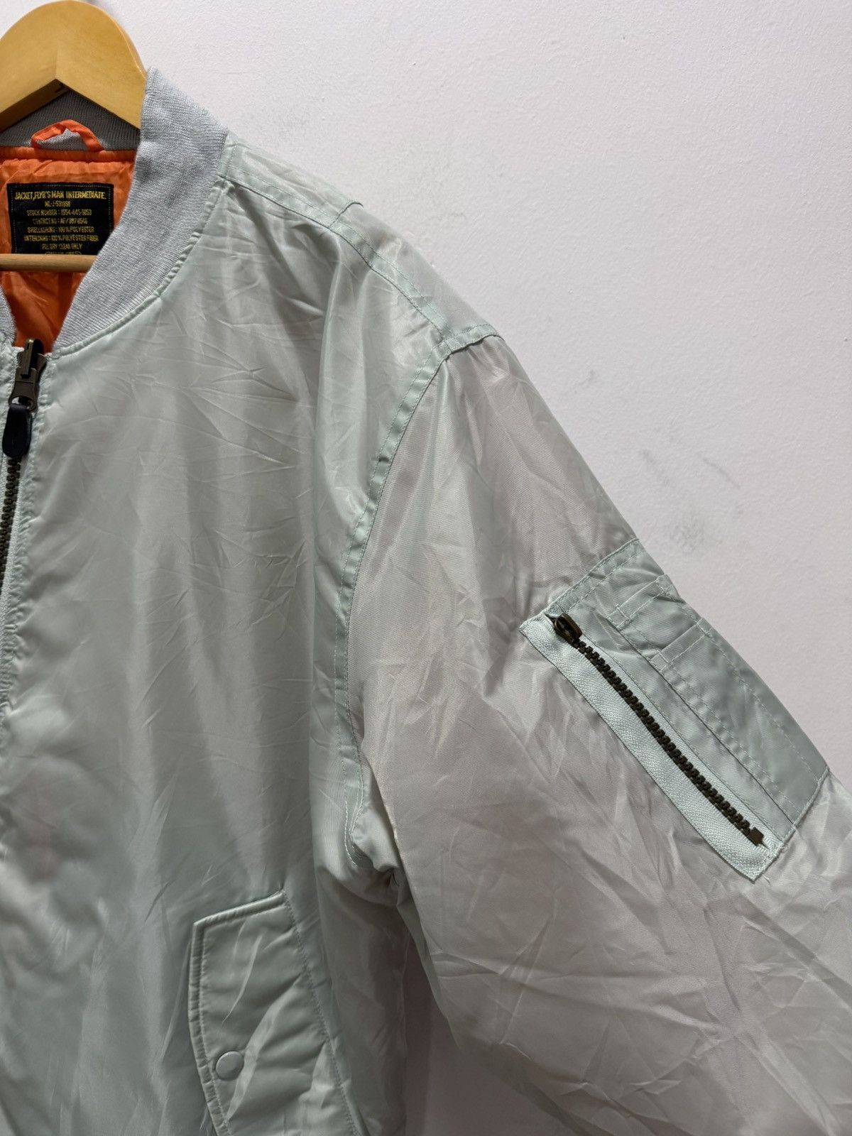 Vintage VINTAGE MILITARY STYLE KANYE WEST BOMBER JACKET Size US L / EU 52-54 / 3 - 3 Thumbnail