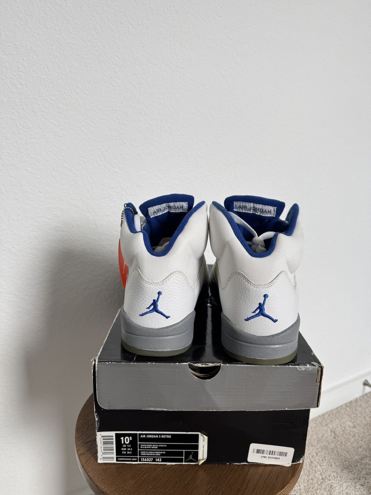 Jordan Brand × Nike Jordan 5 Stealth Size US 10.5 / EU 43-44 - 4 Thumbnail