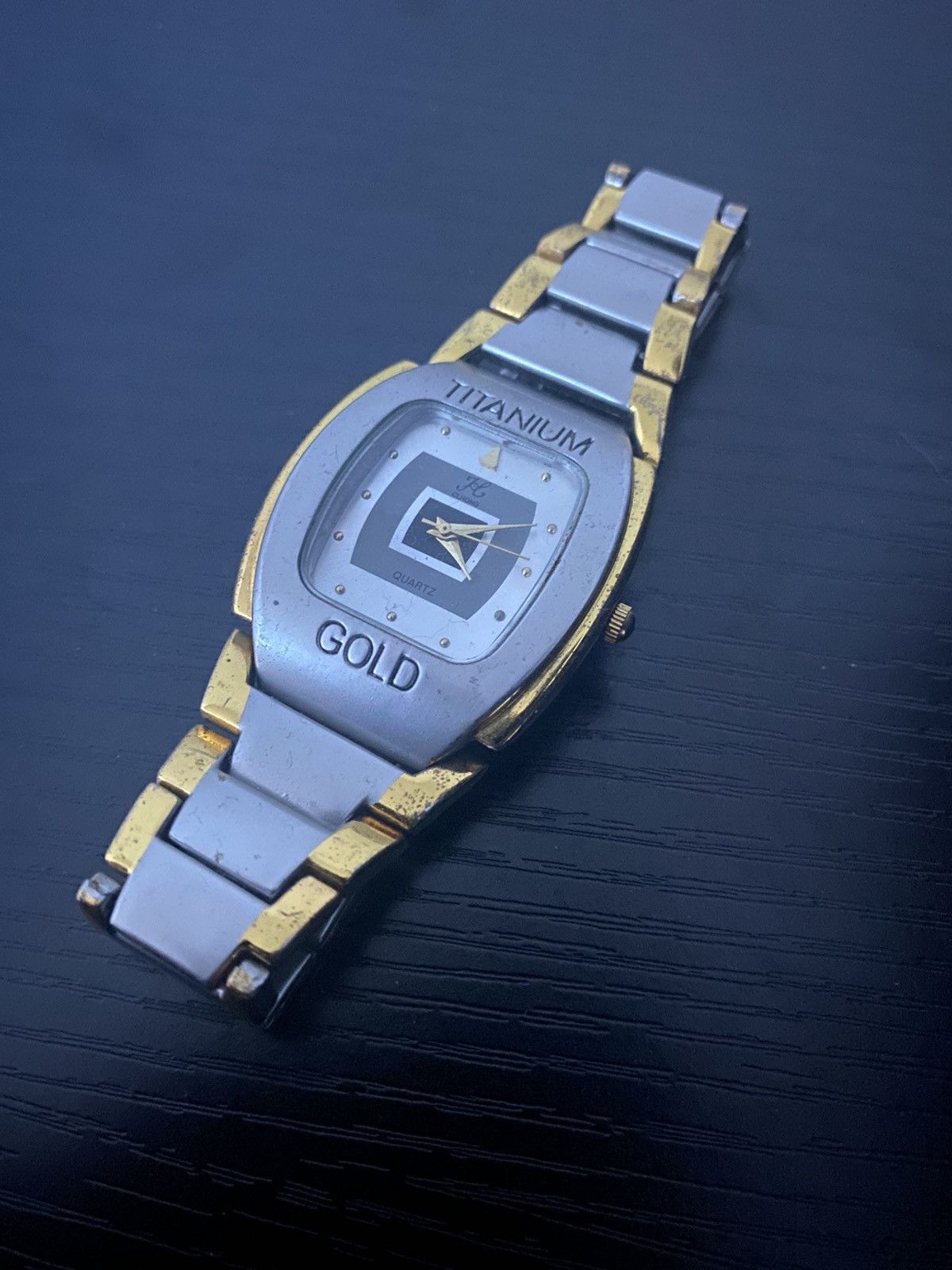 Vintage Titanium gold CLHONG Watch Size 46 - 1 Thumbnail
