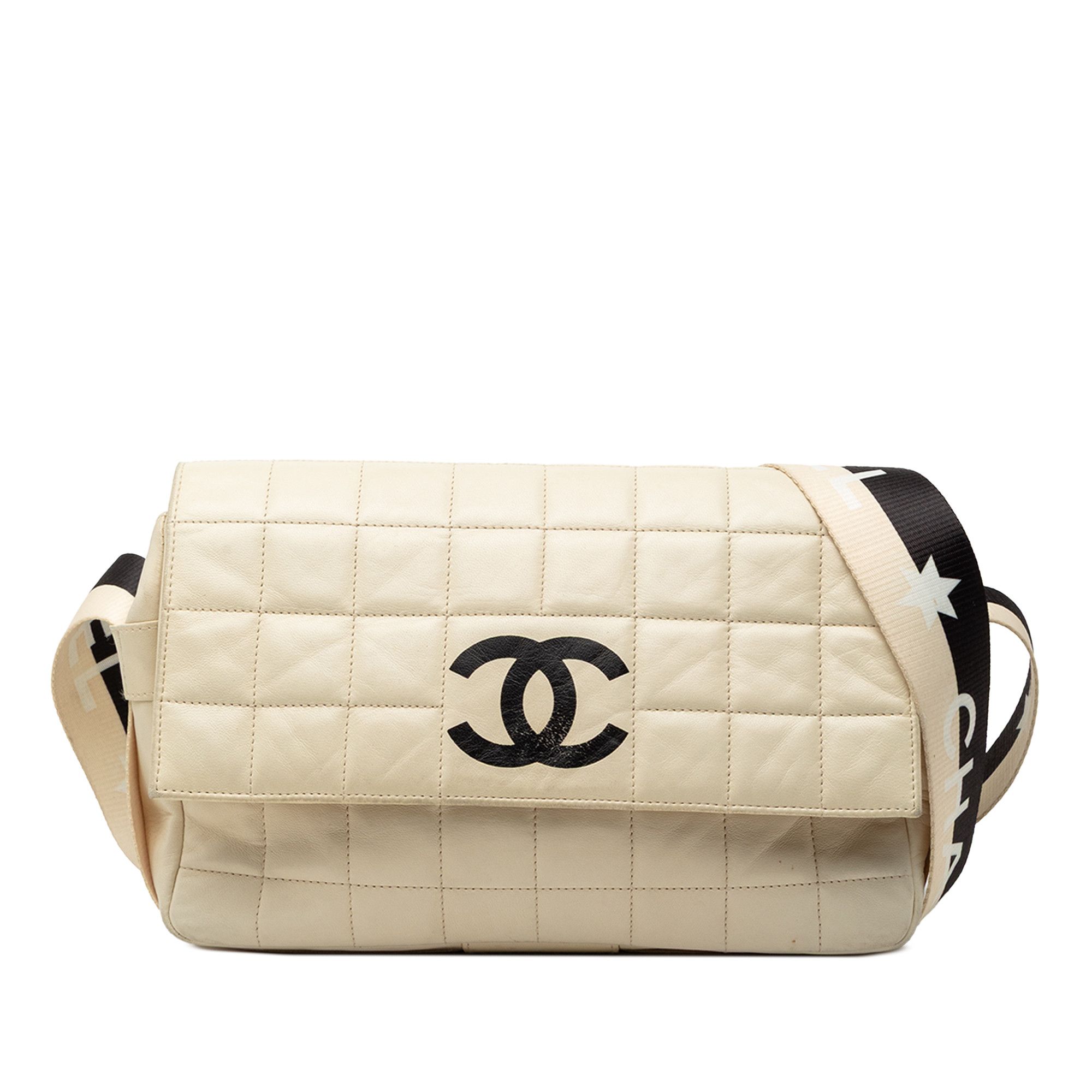 Chanel Chocolate Bar Lambskin Sport Line Crossbody