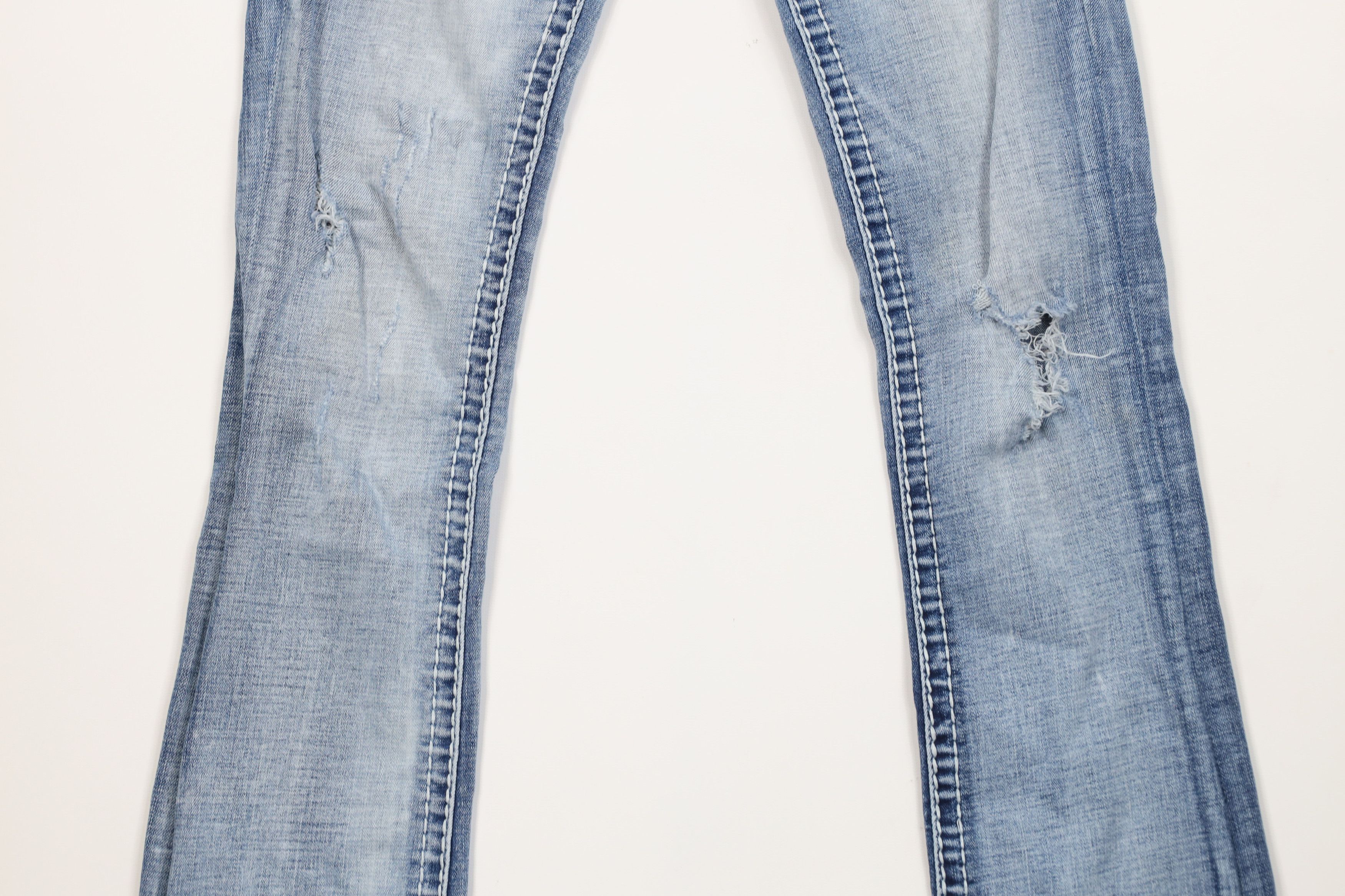 Rock Revival Rock Revival Thick Stitch Jeweled Sundee Bootcut Jeans Blue Size 26" / US 2 / IT 38 - 3 Thumbnail