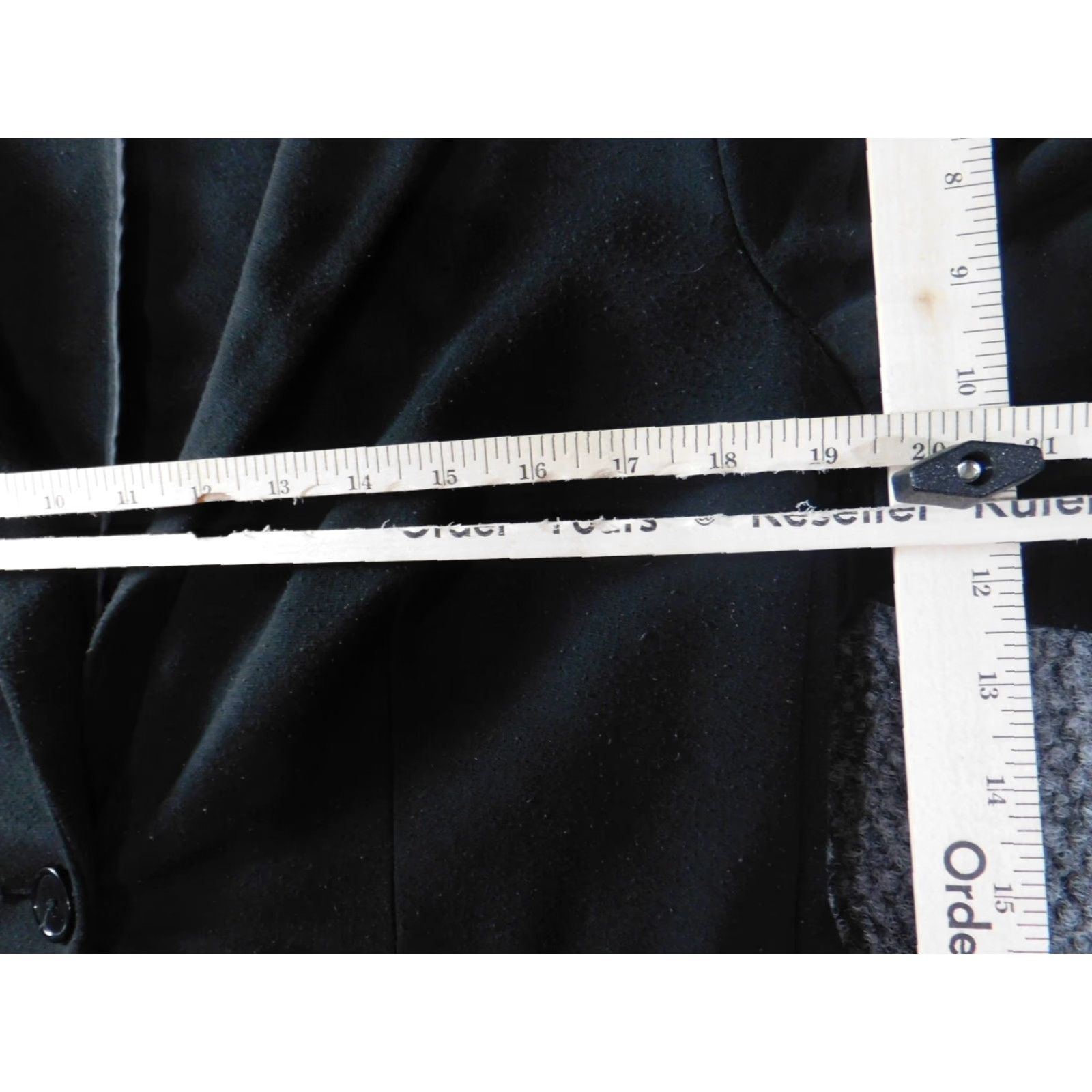 Laundry by Shelli Segal Laundry by Shelli Segal Womens Jacket 14 Black One Button Blazer Size XL / US 12-14 / IT 48-50 - 7 Thumbnail