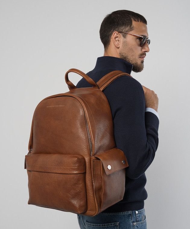 Brunello Cucinelli leather backpack Size ONE SIZE - 2 Thumbnail