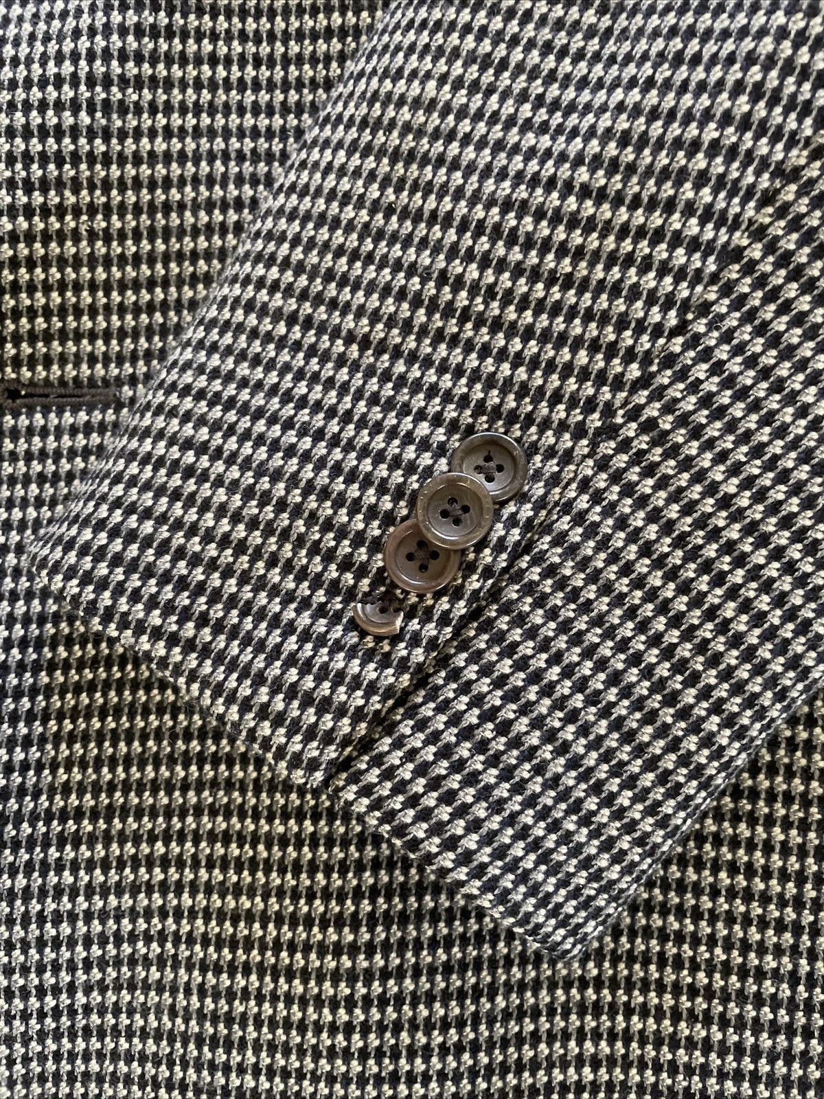 Armani Collezioni × Vintage Cashmere Blend Tweed Jacket Size 46R - 11 Thumbnail