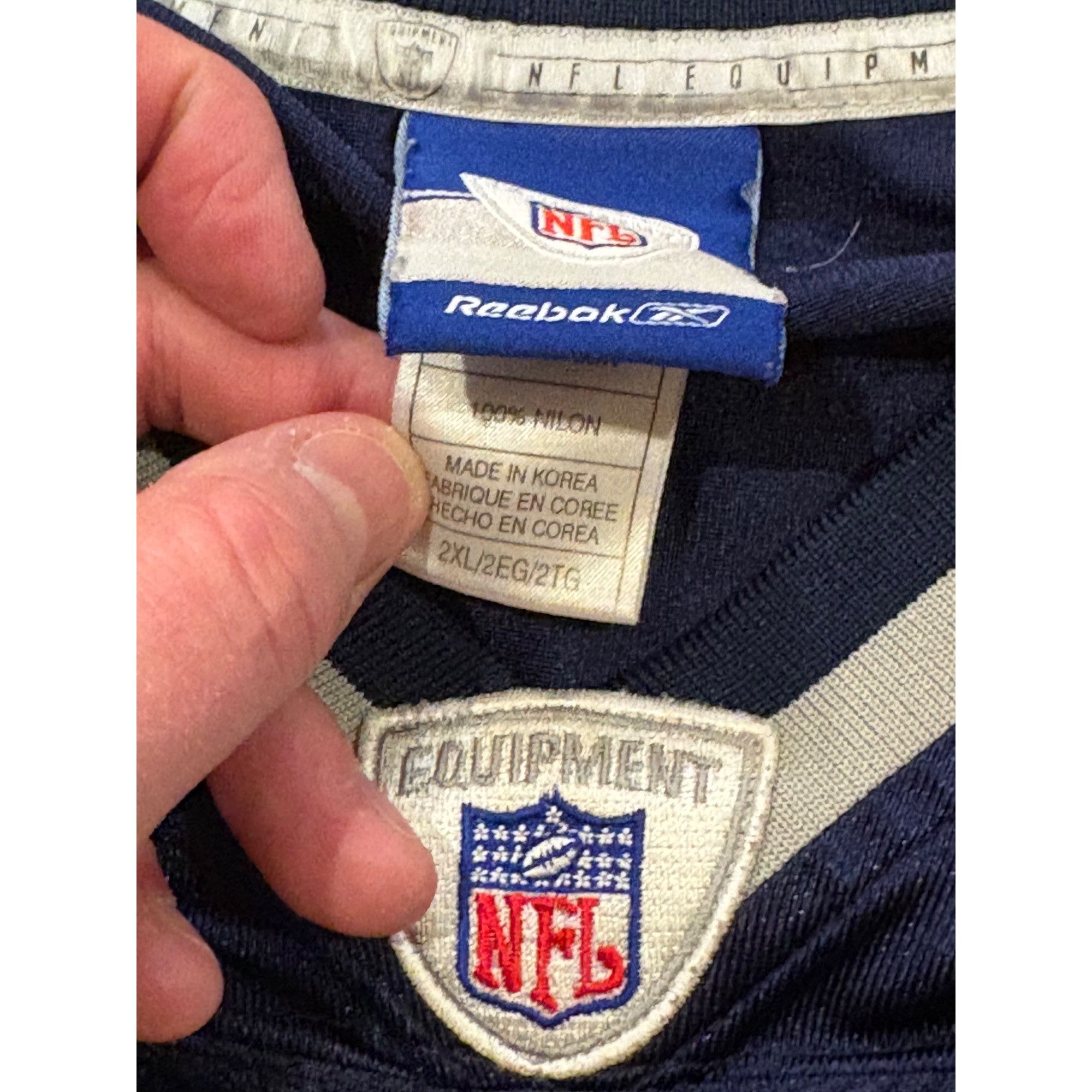 Reebok Reebok New England Patriots Corey Dillon #28 Blue NFL Footba Size US XXL / EU 58 / 5 - 7 Thumbnail