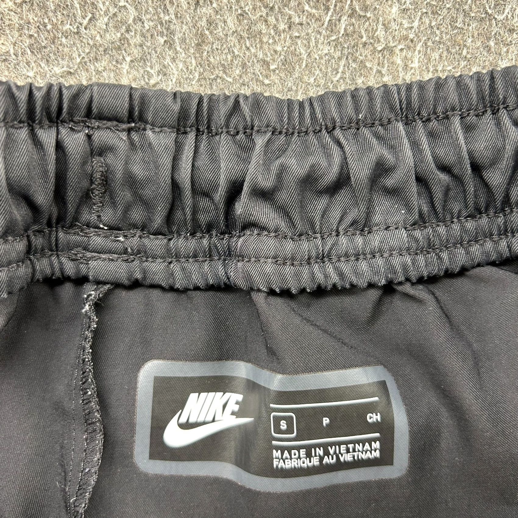 Nike Nike Pants Mens Small Black Sweat Jogger Drawstring Swoosh Tech Pack Polyester Size US 29 - 4 Thumbnail