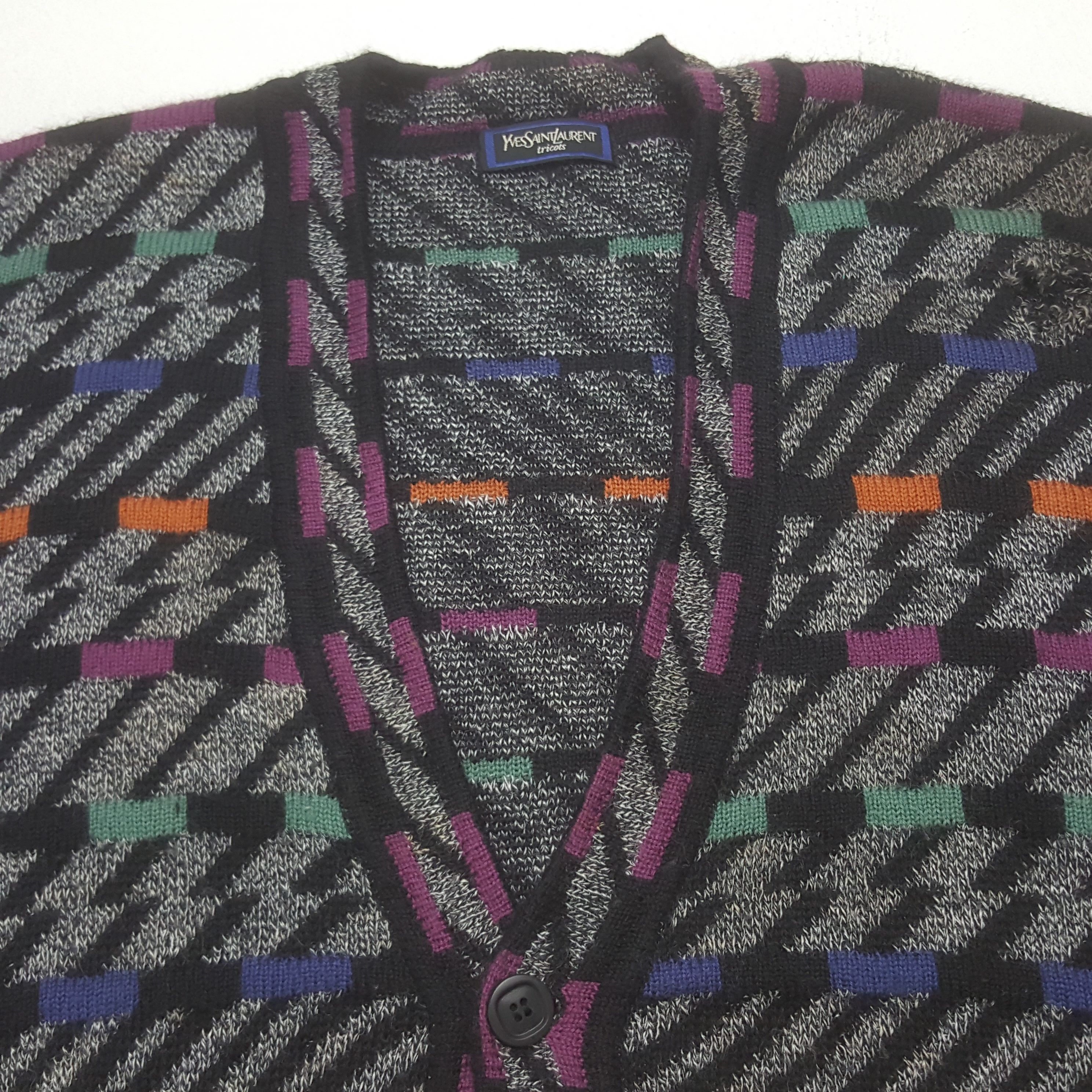 Yves Saint Laurent Vintage Yves Saint Laurent Designer Cardigan C321N16 Size US L / EU 52-54 / 3 - 5 Thumbnail