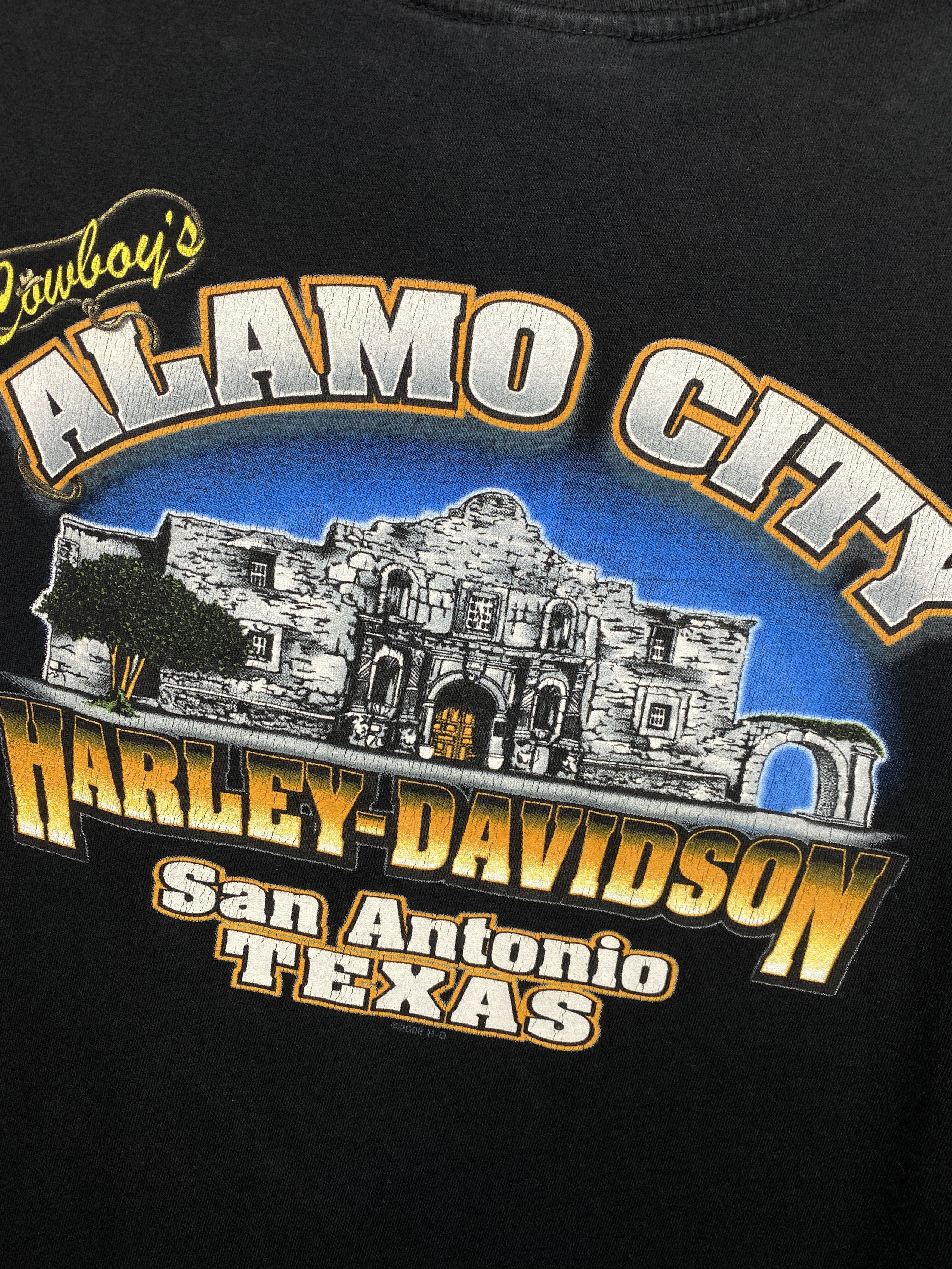 Harley Davidson × Vintage Harley Davidson Alamo City Vintage Mens Crew Neck T-Shirt Size US M / EU 48-50 / 2 - 3 Thumbnail